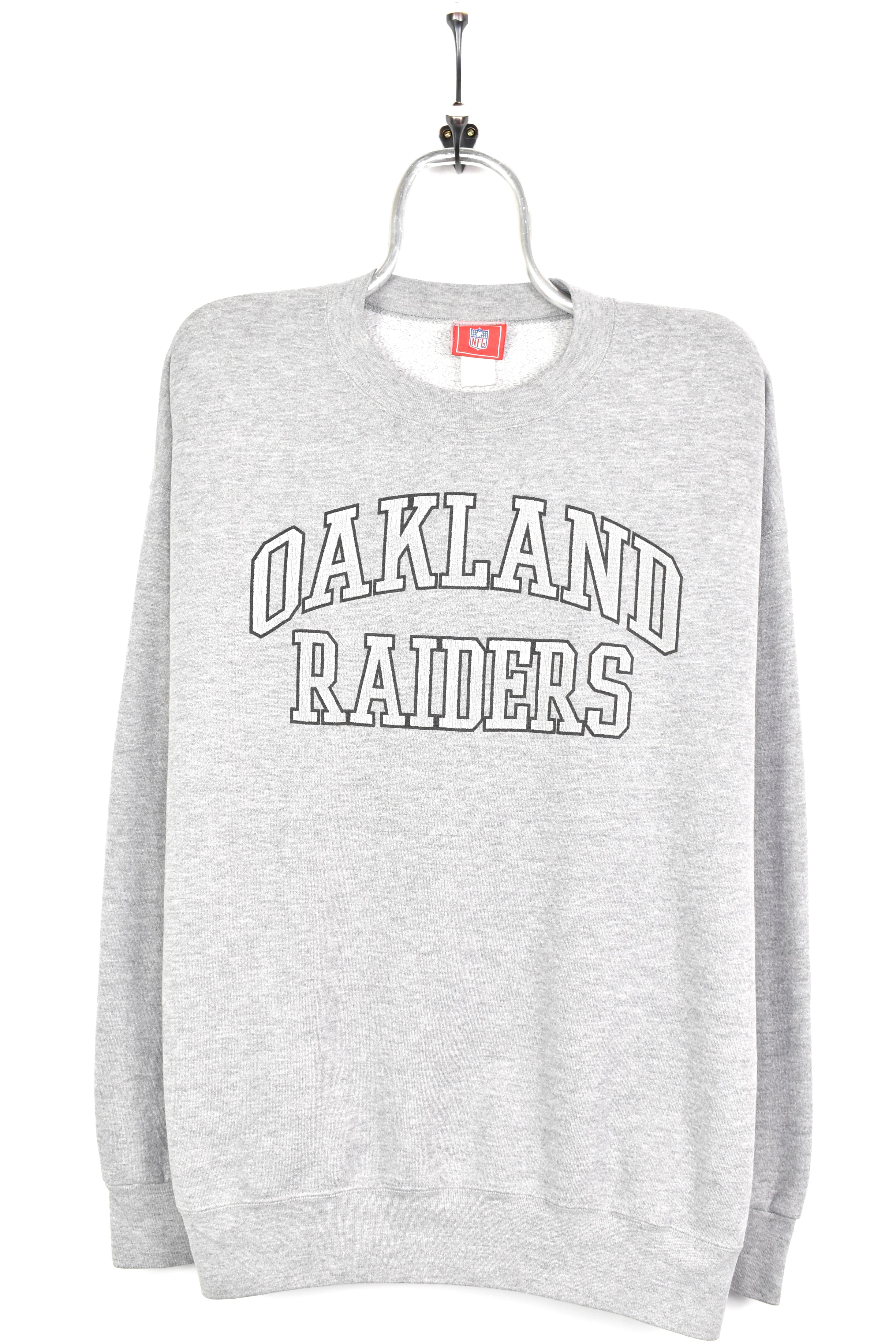 Vintage Oakland Raiders sweatshirt, NFL grey graphic crewneck - AU XL PRO SPORT