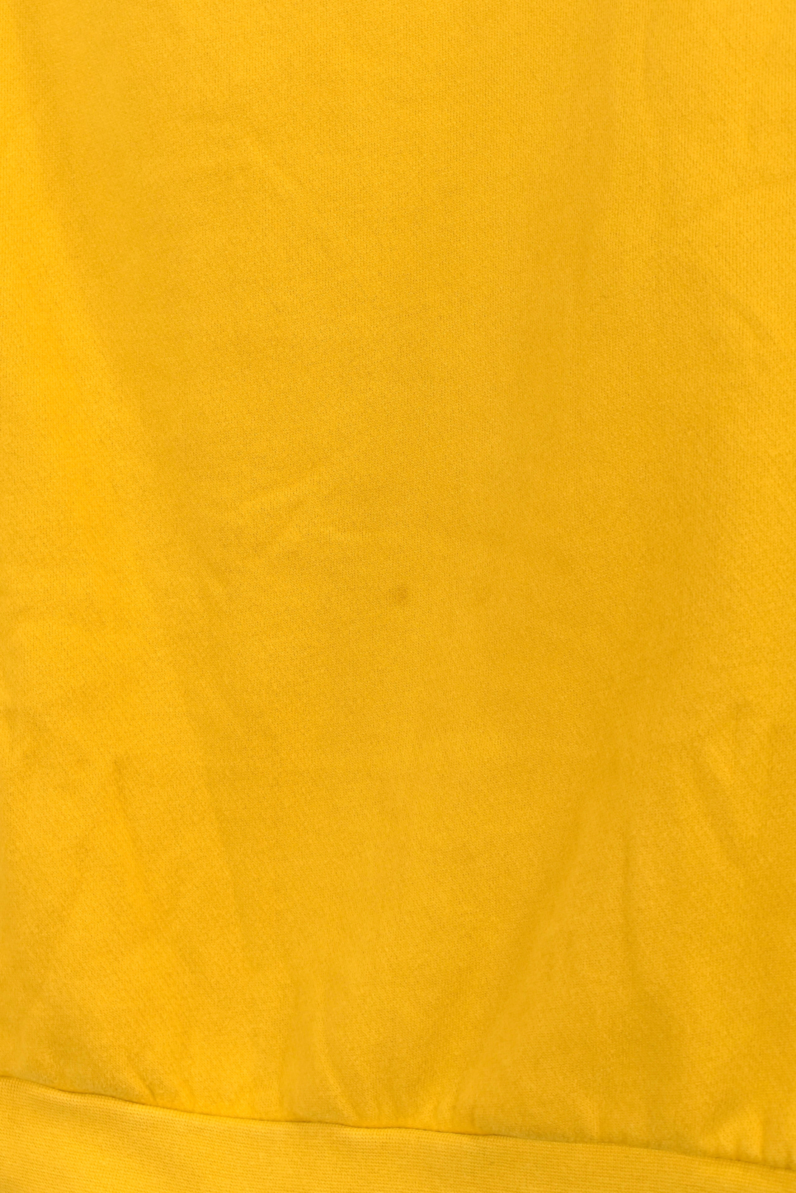 Vintage Nike sweatshirt (XL), yellow embroidered crewneck