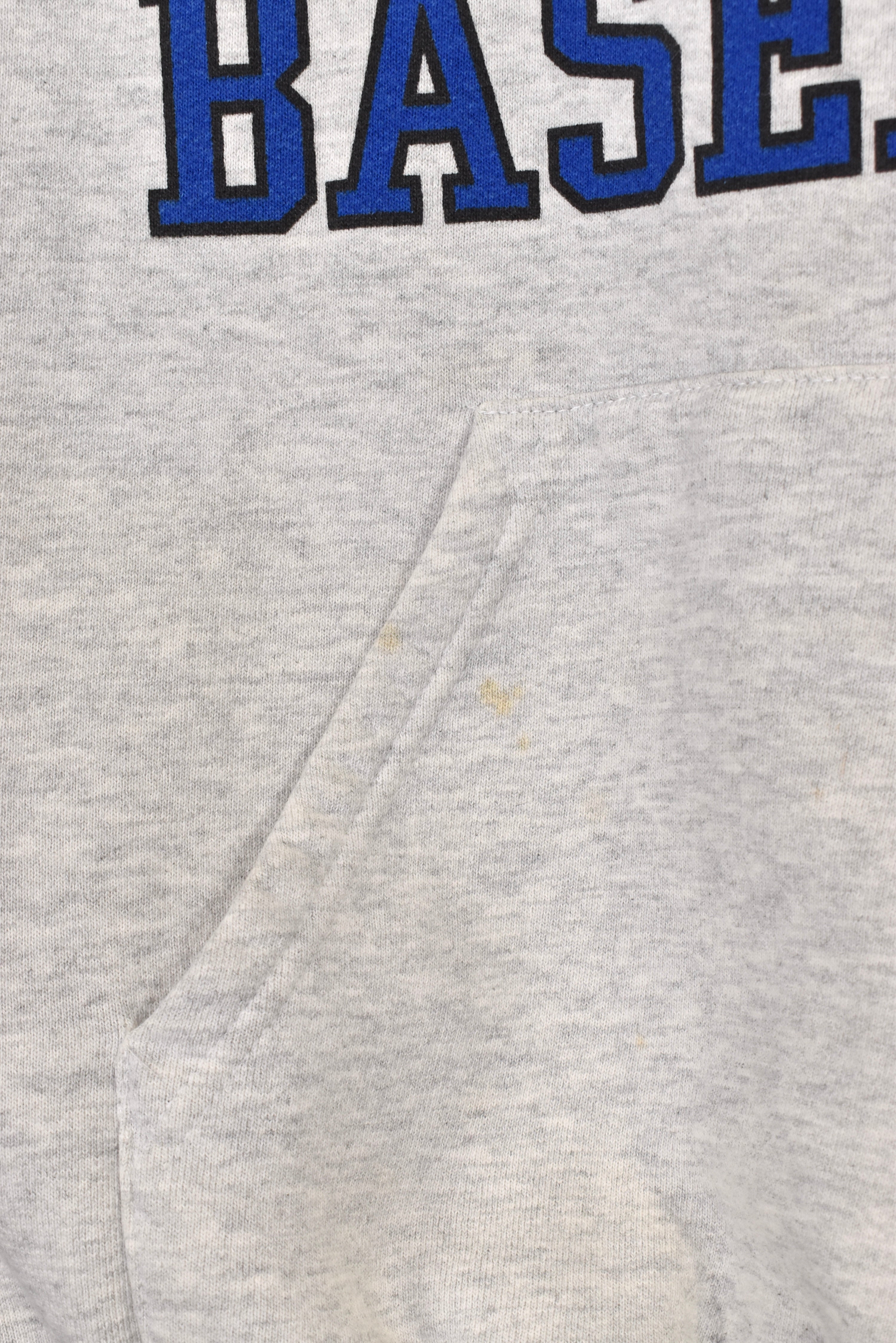Vintage Reebok hoodie (M), grey graphic sweatshirt