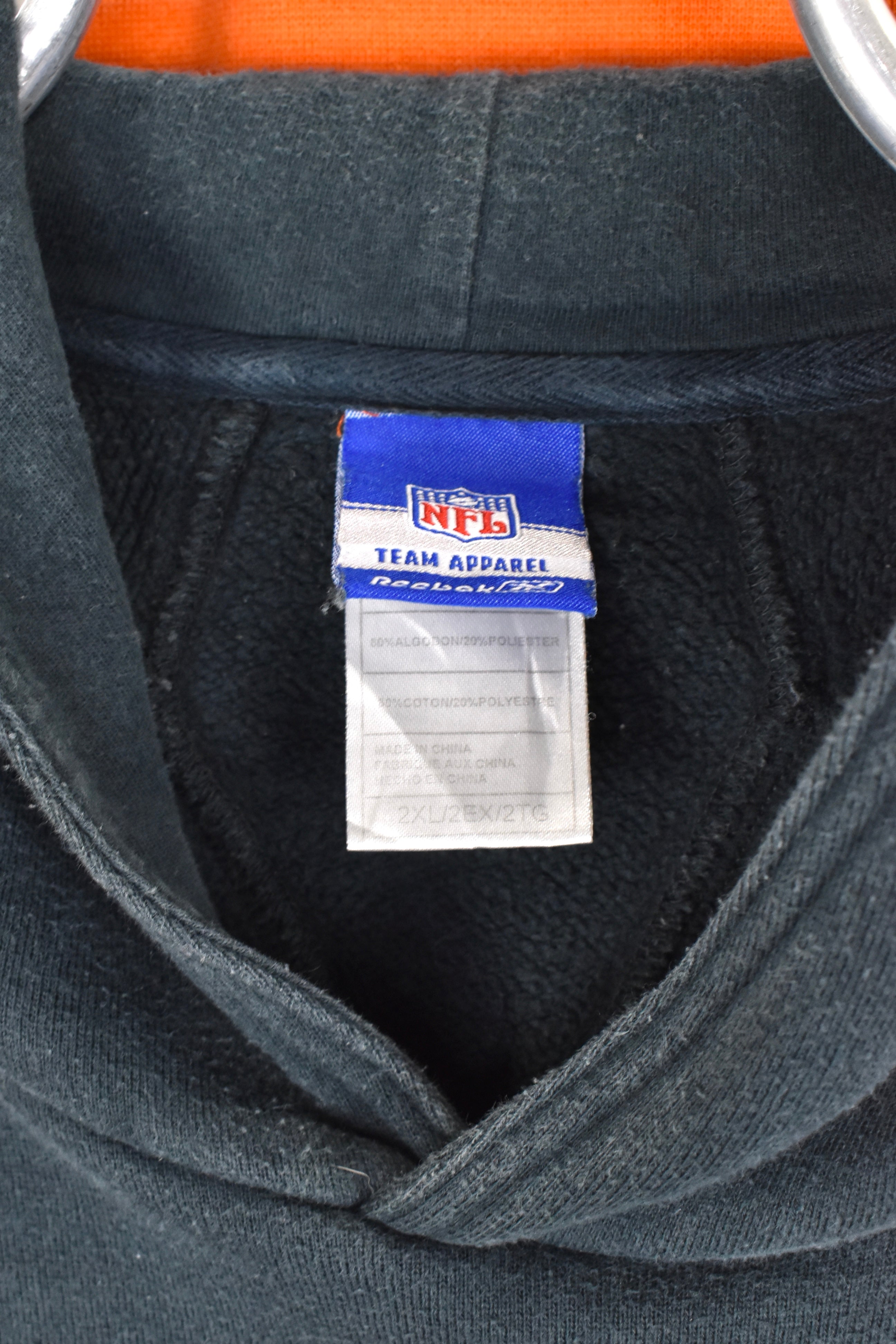 Vintage Cincinnati Bengals hoodie, grey NFL embroidered sweatshirt - AU XXL PRO SPORT