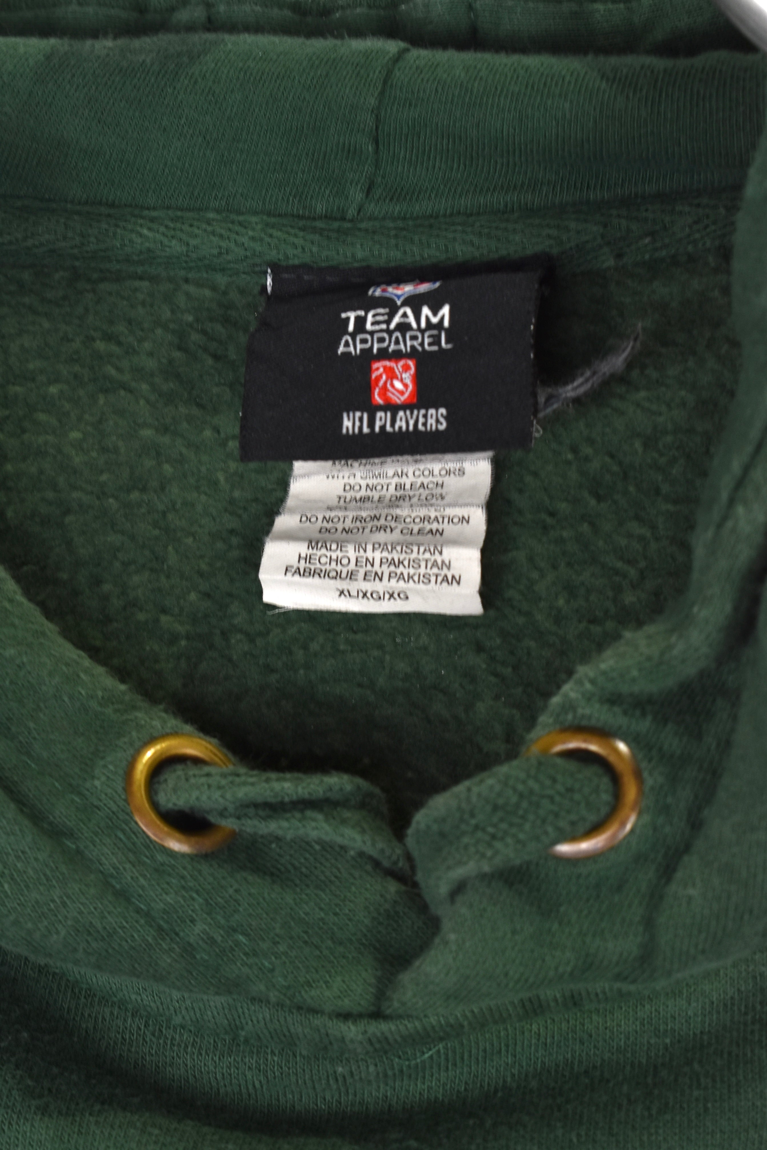 Vintage Green Bay Packers hoodie (XL), green NFL graphic sweatshirt