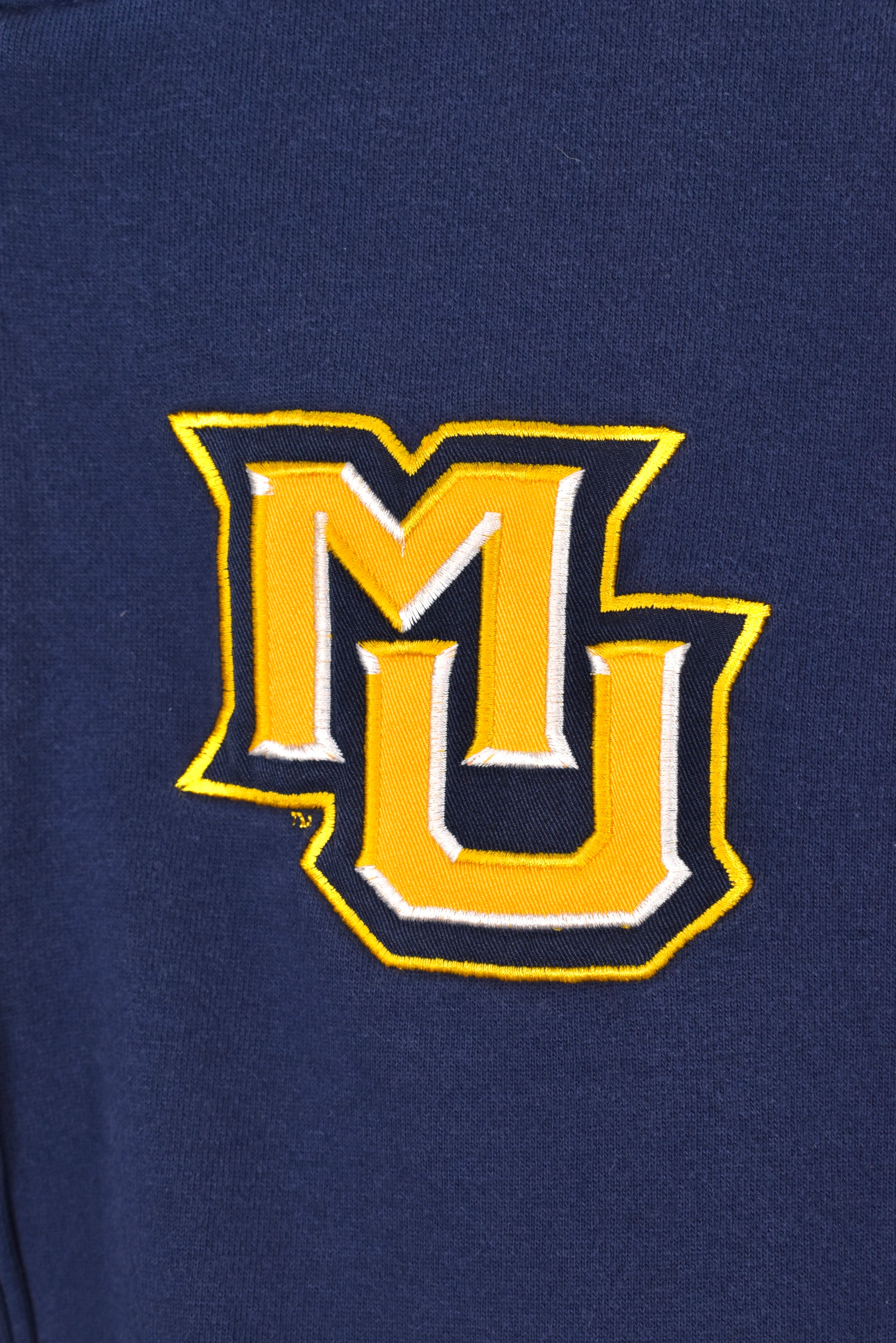Vintage Marquette University hoodie, Blue Nike embroidered sweatshirt - XL
