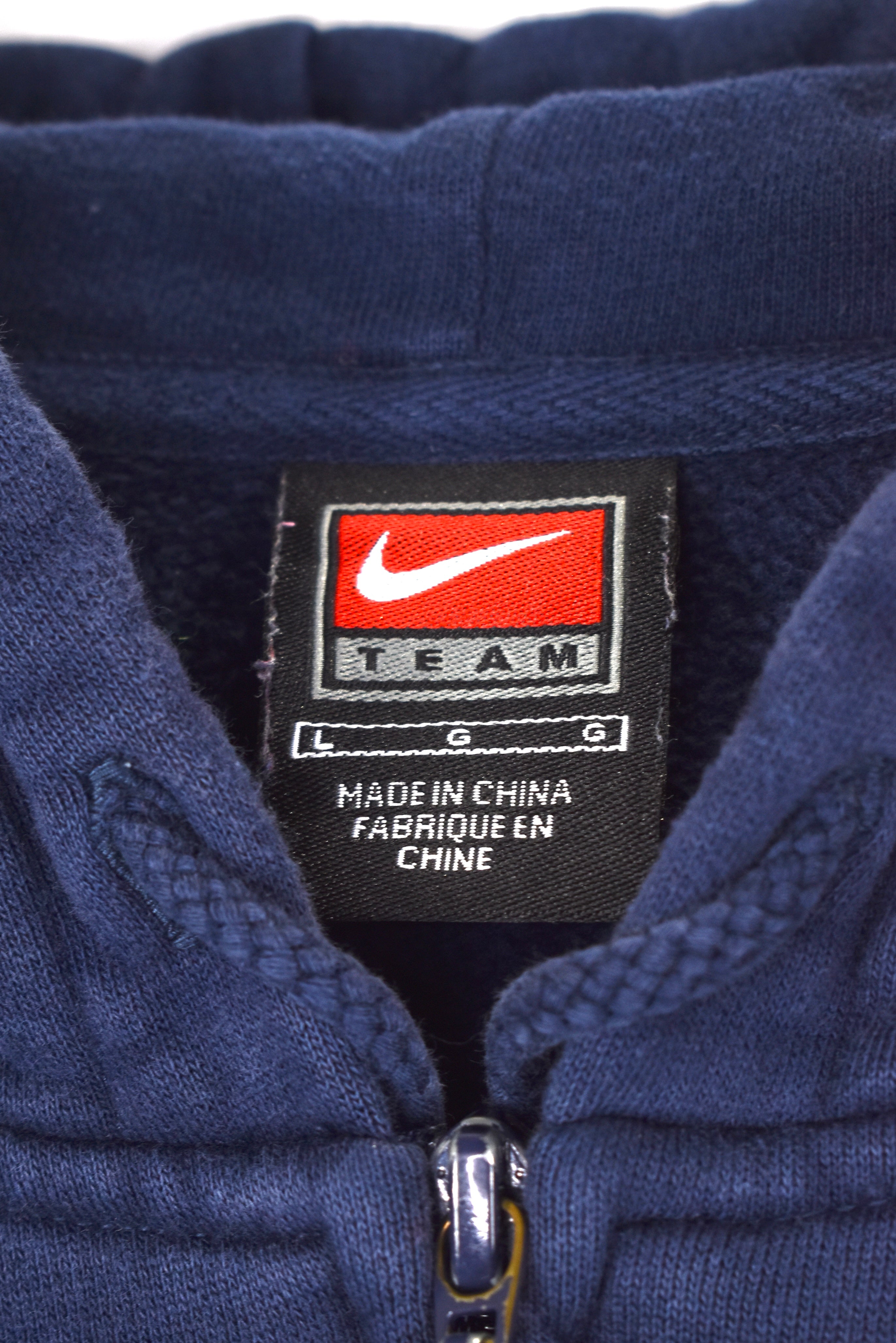 Vintage Marquette University hoodie, Blue Nike embroidered sweatshirt - XL