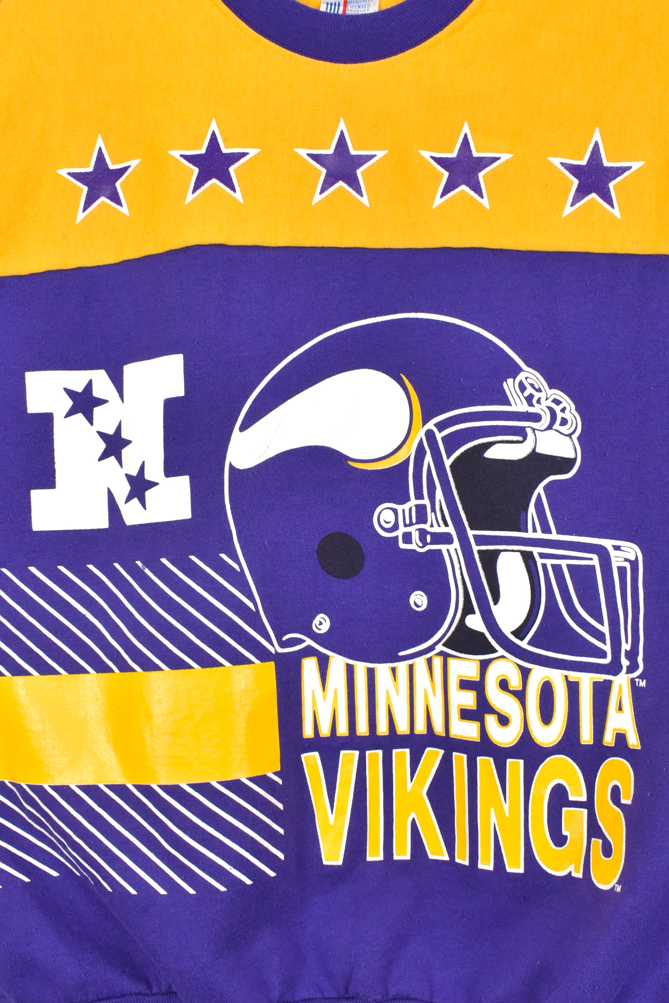 Vintage Minnesota Vikings sweatshirt, NFL purple crewneck - M/L