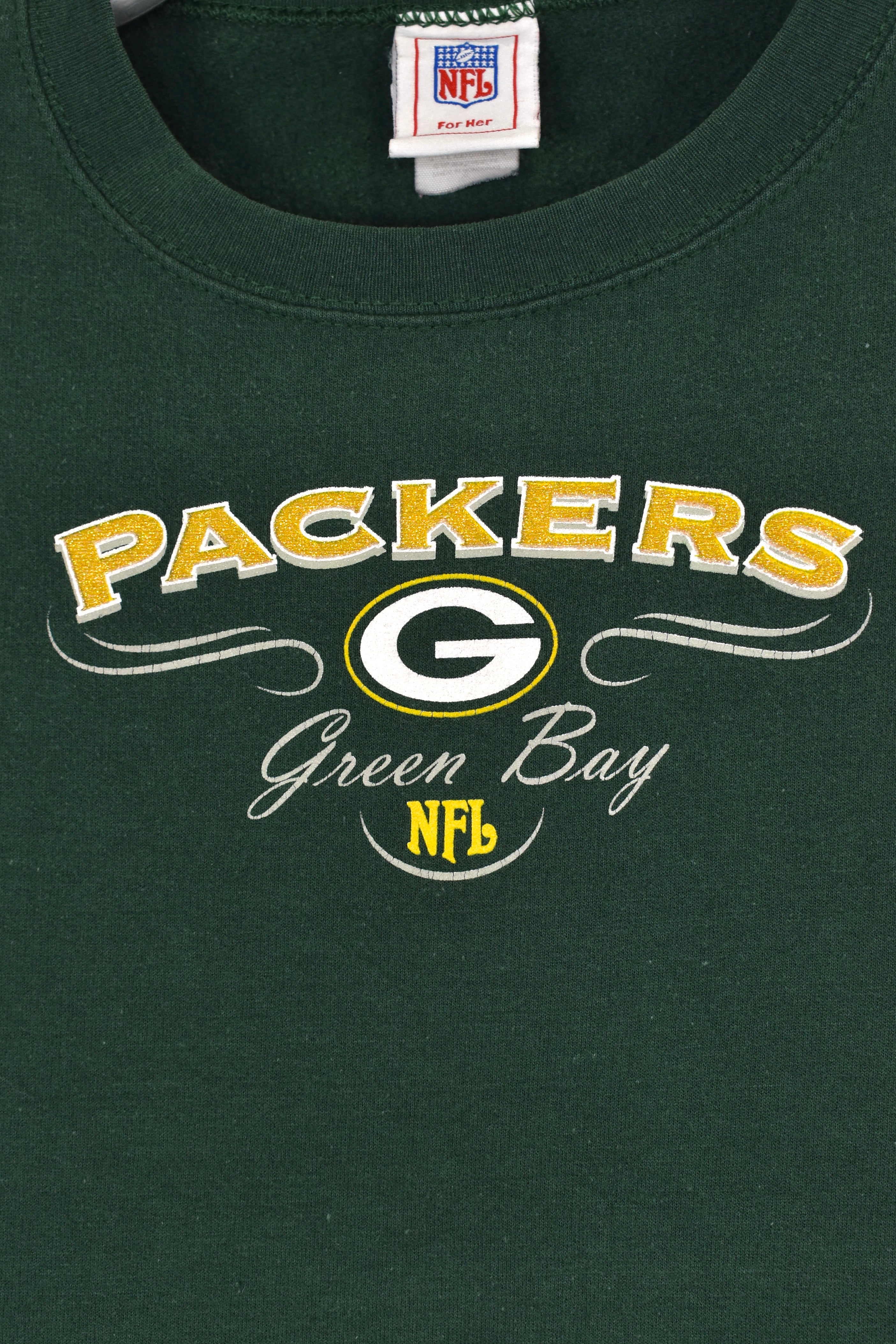 Womens vintage Green Bay Packers sweatshirt (M), green NFL crewneck