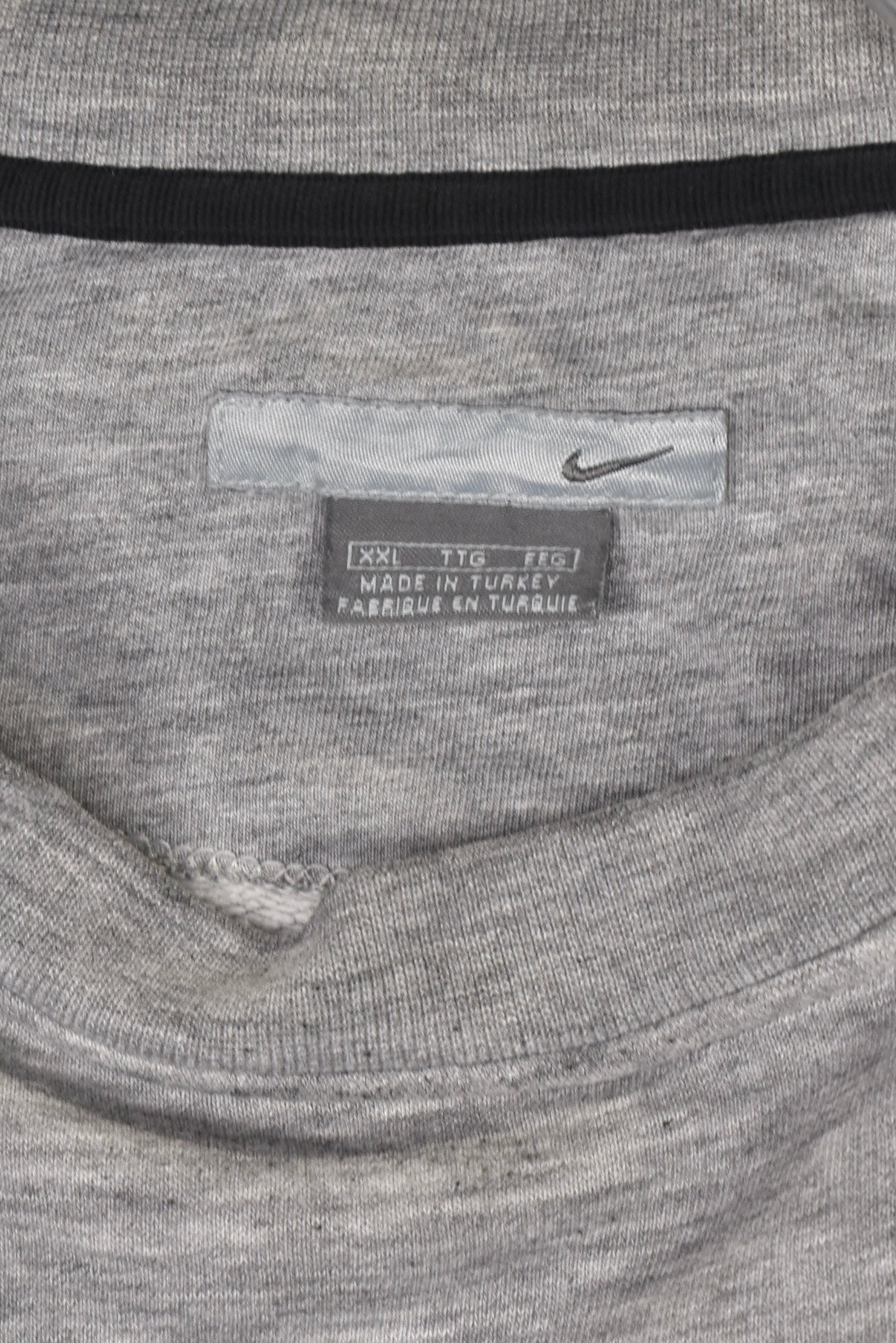 Vintage Nike sweatshirt (XXL), grey embroidered crewneck