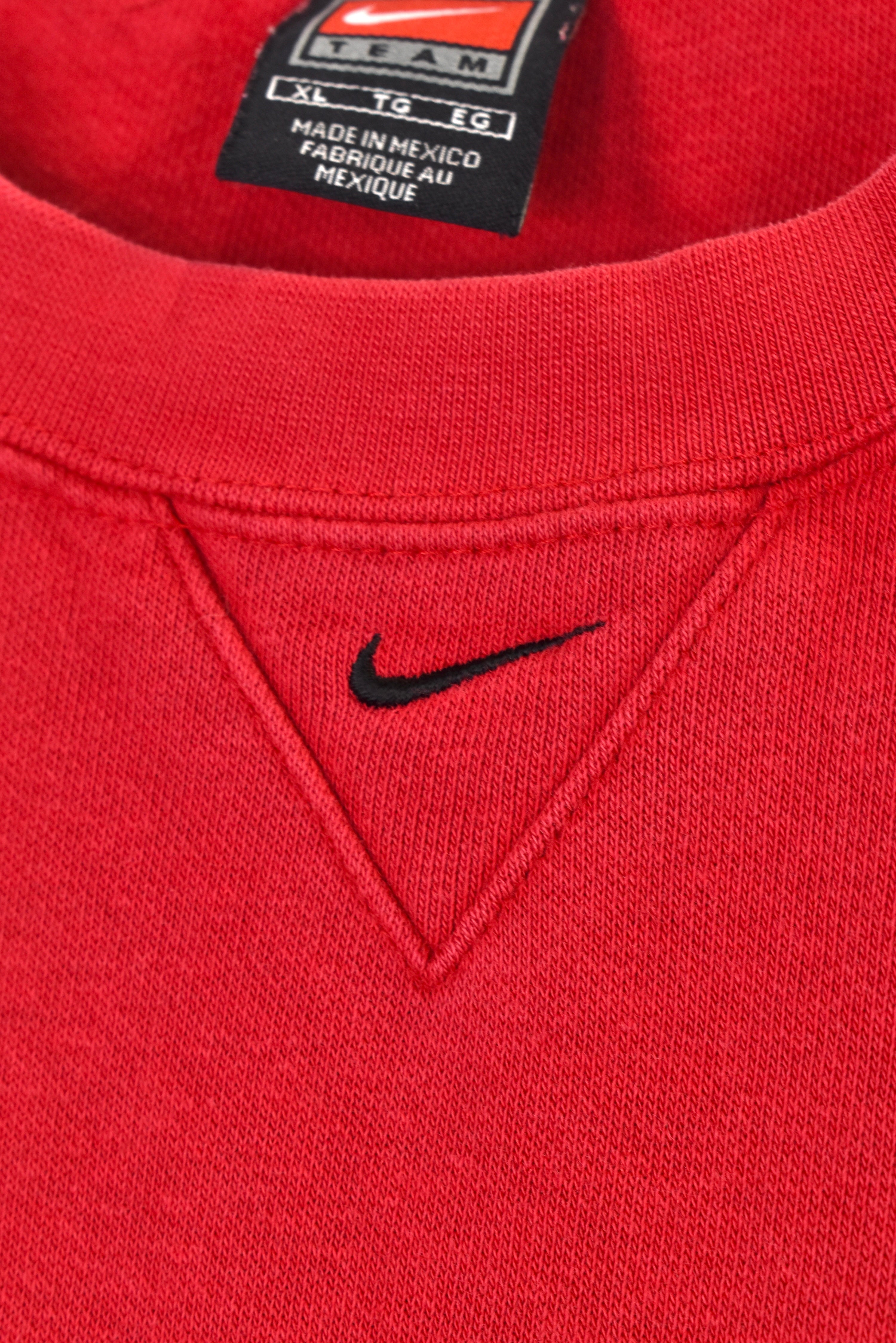 Vintage University of Maryland sweatshirt, red Nike embroidered crewneck - XXL