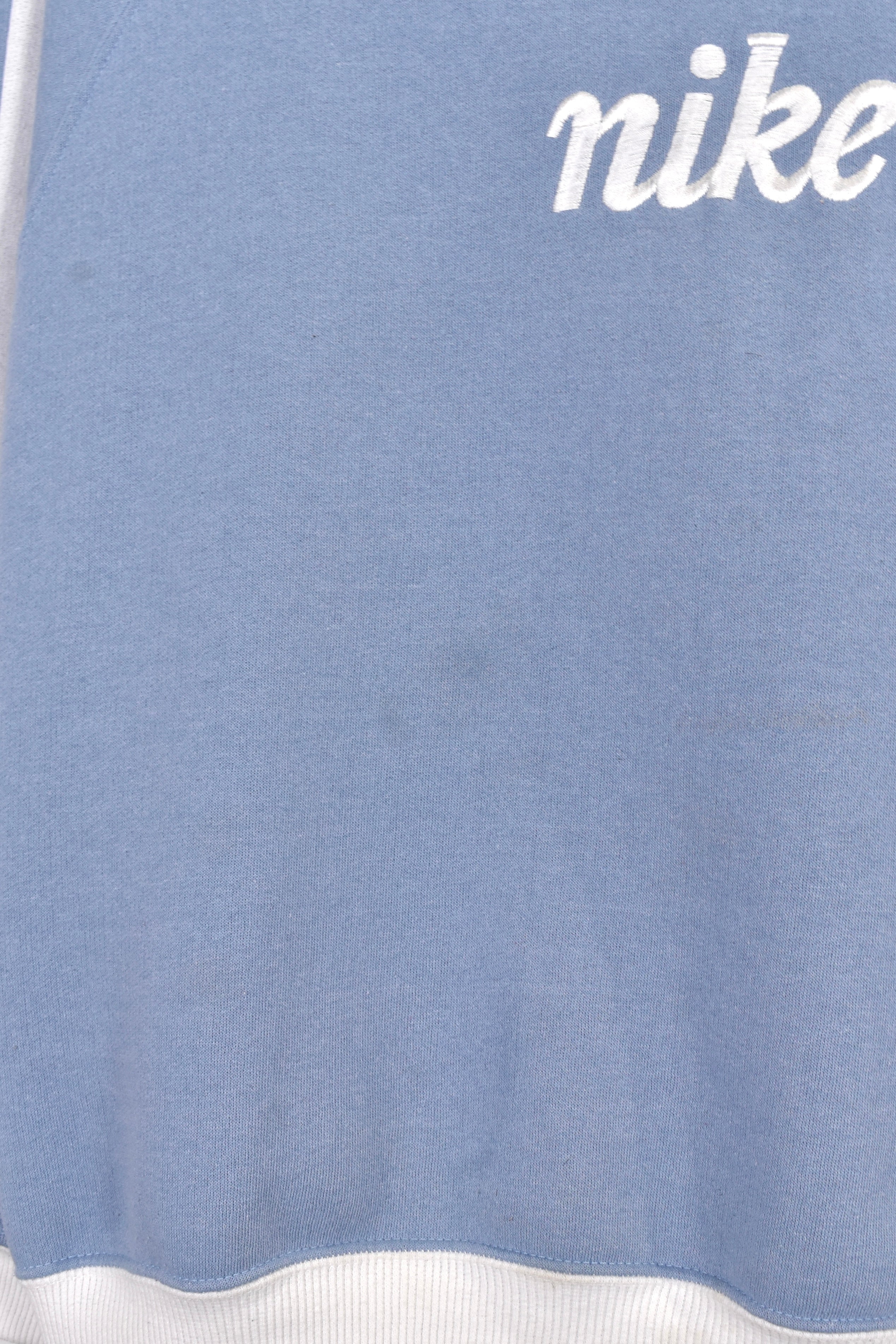 Womens vintage Nike sweatshirt, blue embroidered crewneck - Large