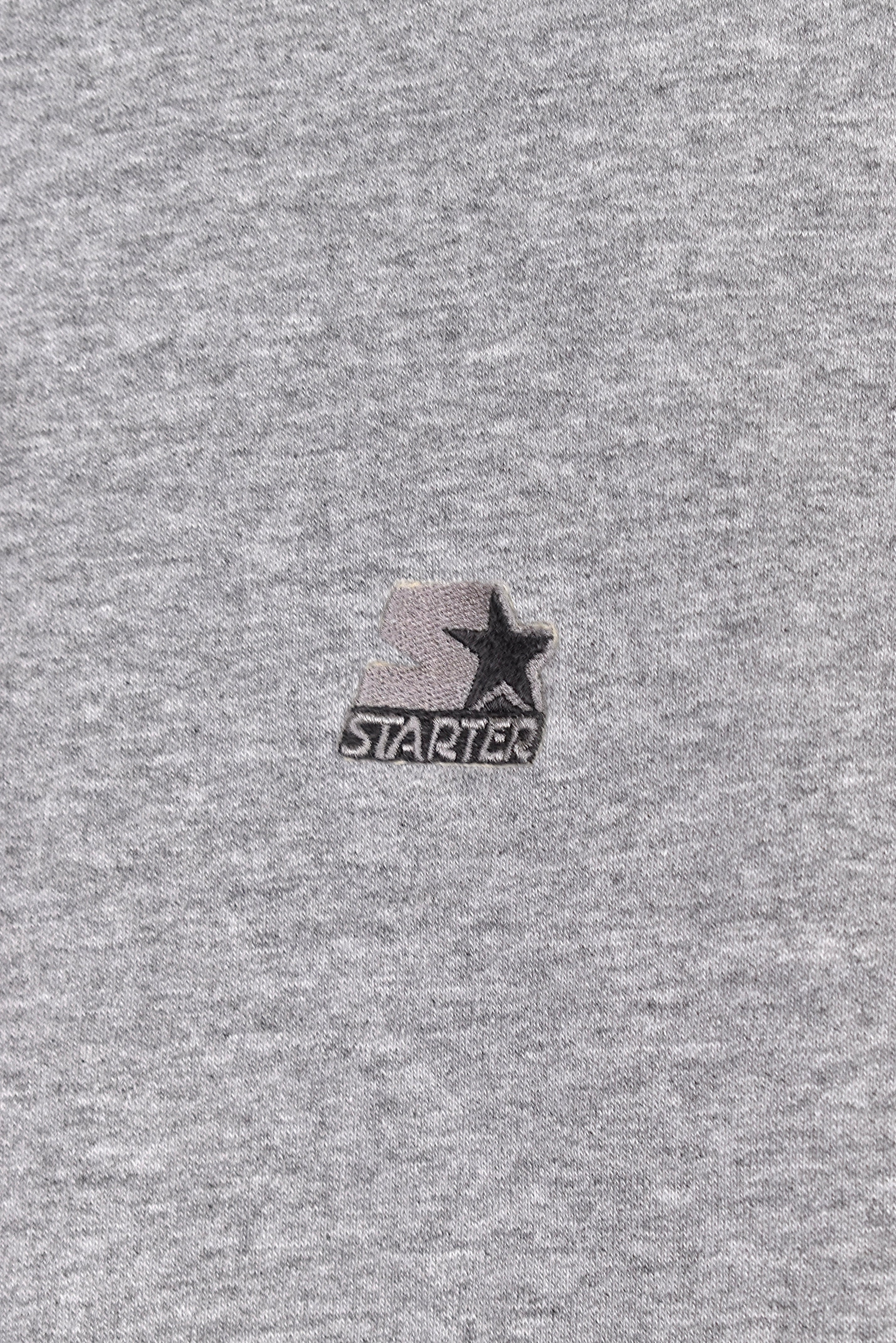 Vintage Starter sweatshirt XL, grey embroidered crewneck