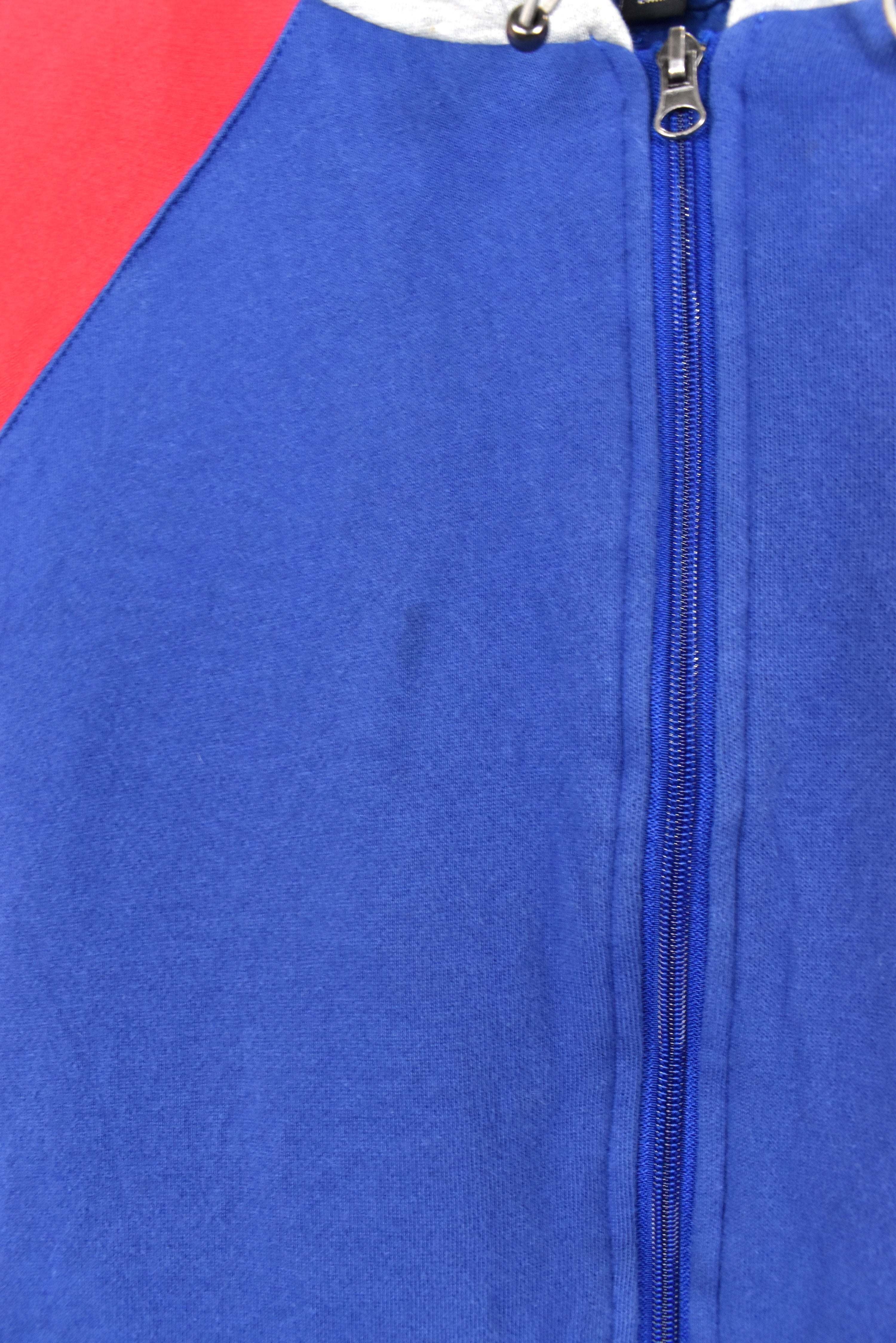 Vintage New York Giants jacket, NFL blue embroidered hoodie - AU Large PRO SPORT