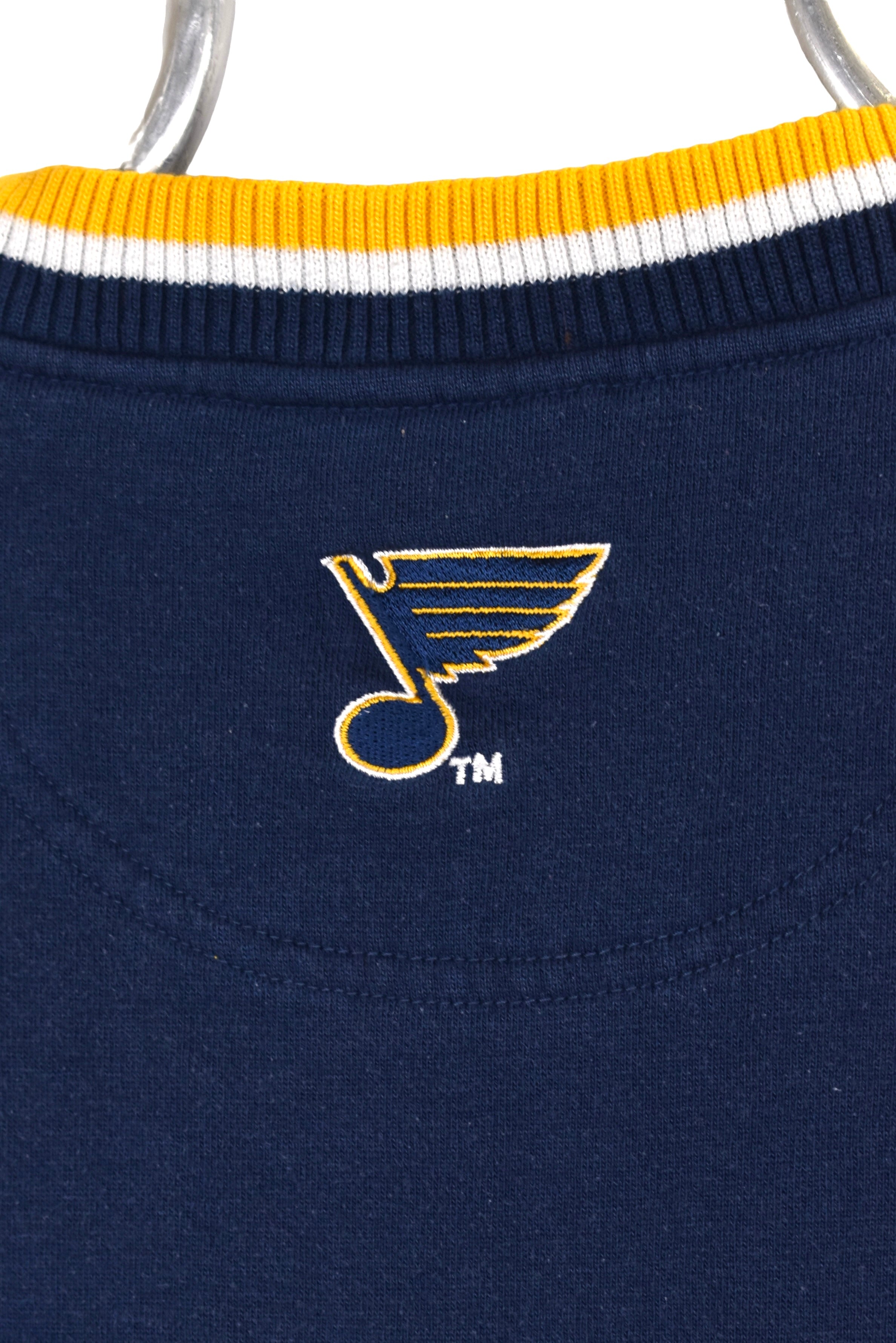 Vintage St. Louis Blues sweatshirt, navy NHL embroidered crewneck - Large