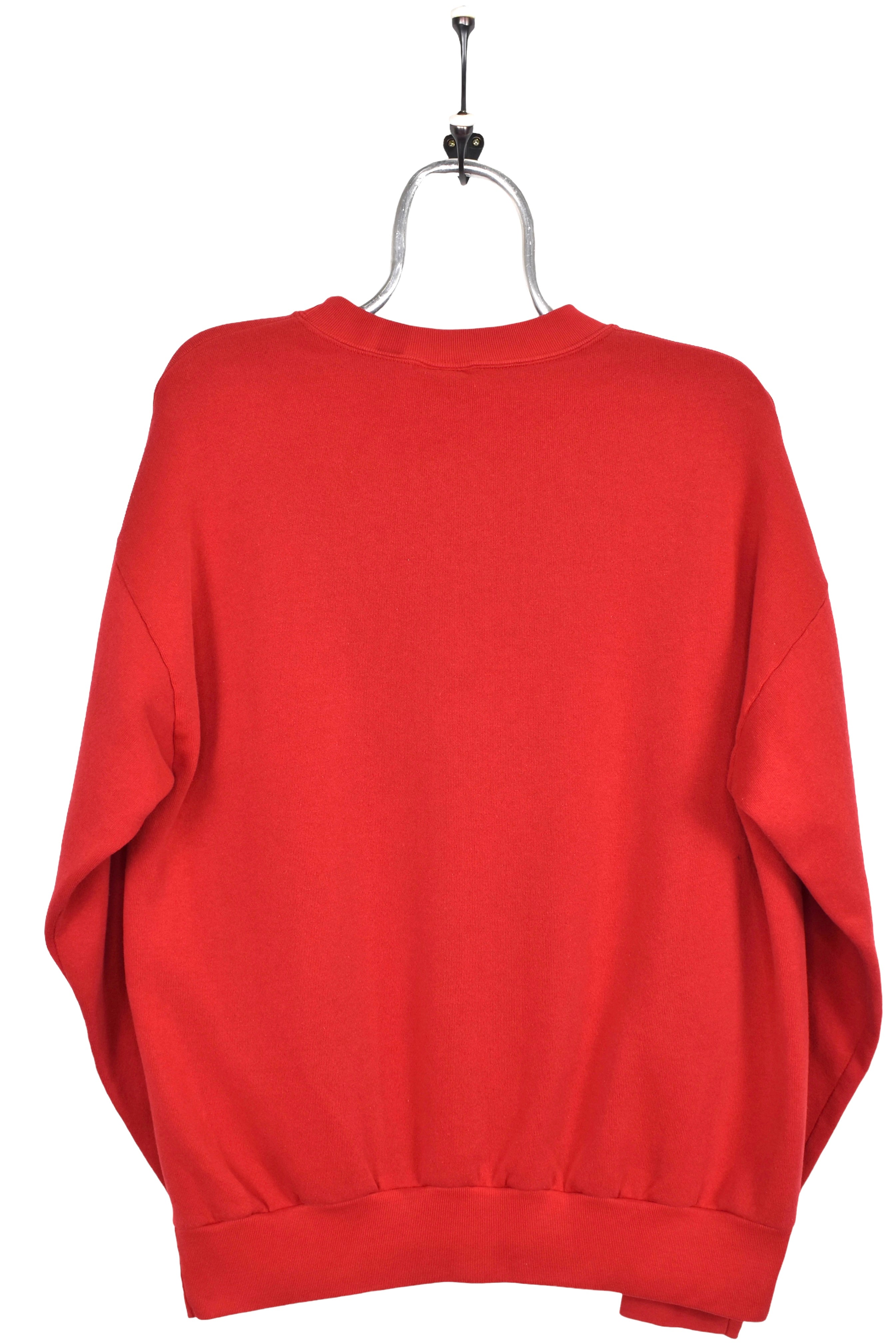 Vintage Indiana University sweatshirt, red Hoosiers graphic crewneck - Large