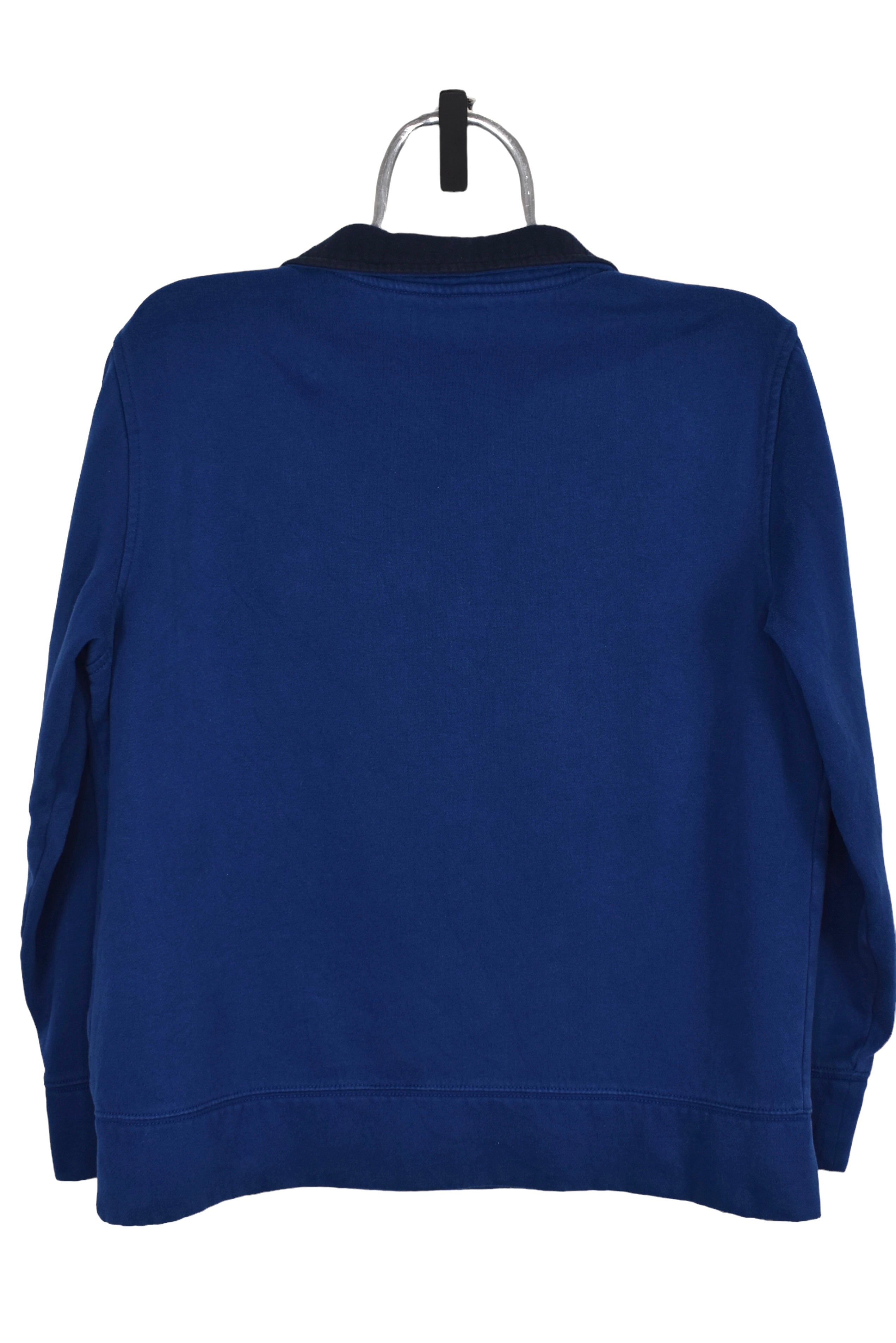 Vintage Nautica 1/4 zip (M), navy embroidered sweatshirt