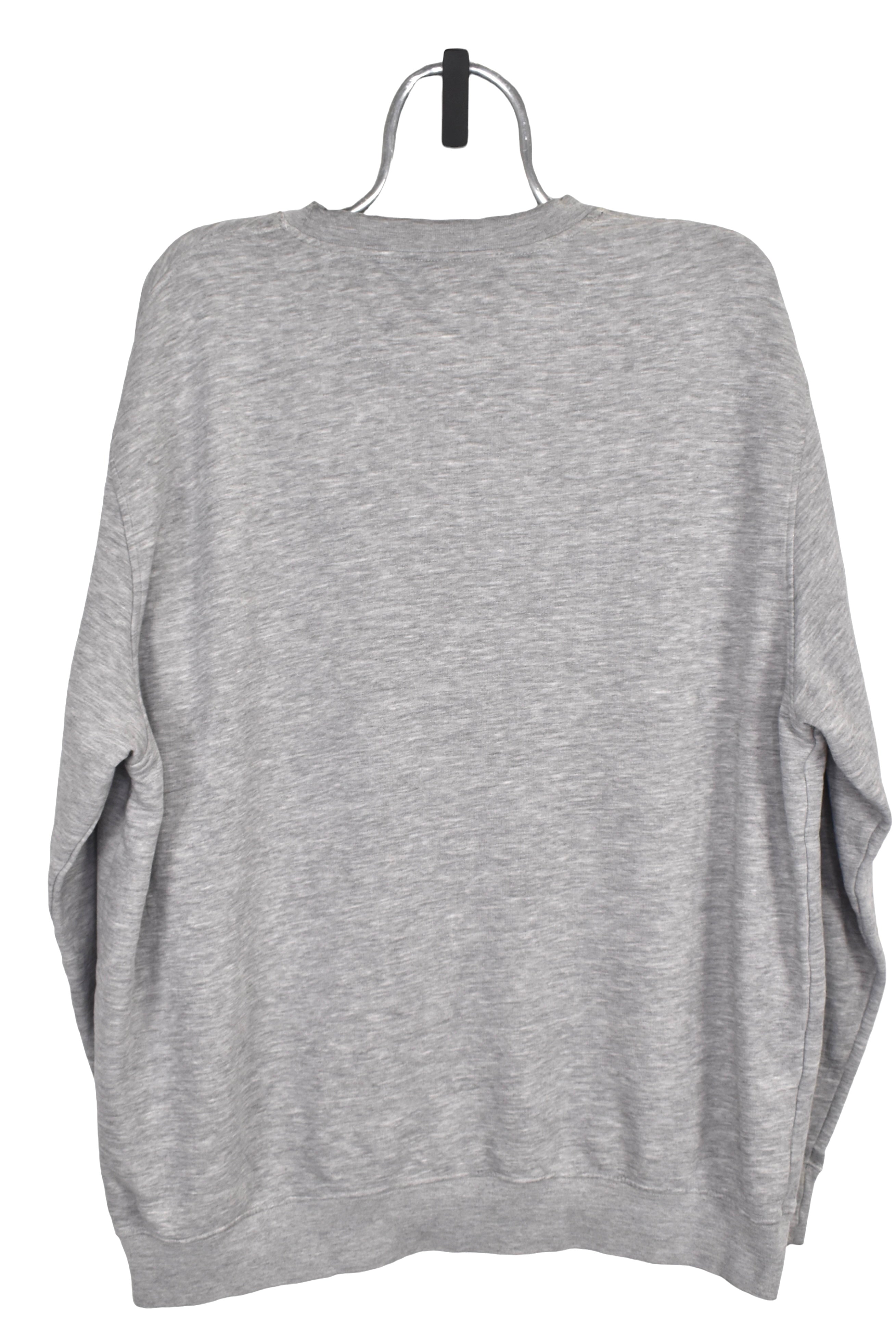Vintage Nike sweatshirt (XXL), grey embroidered crewneck