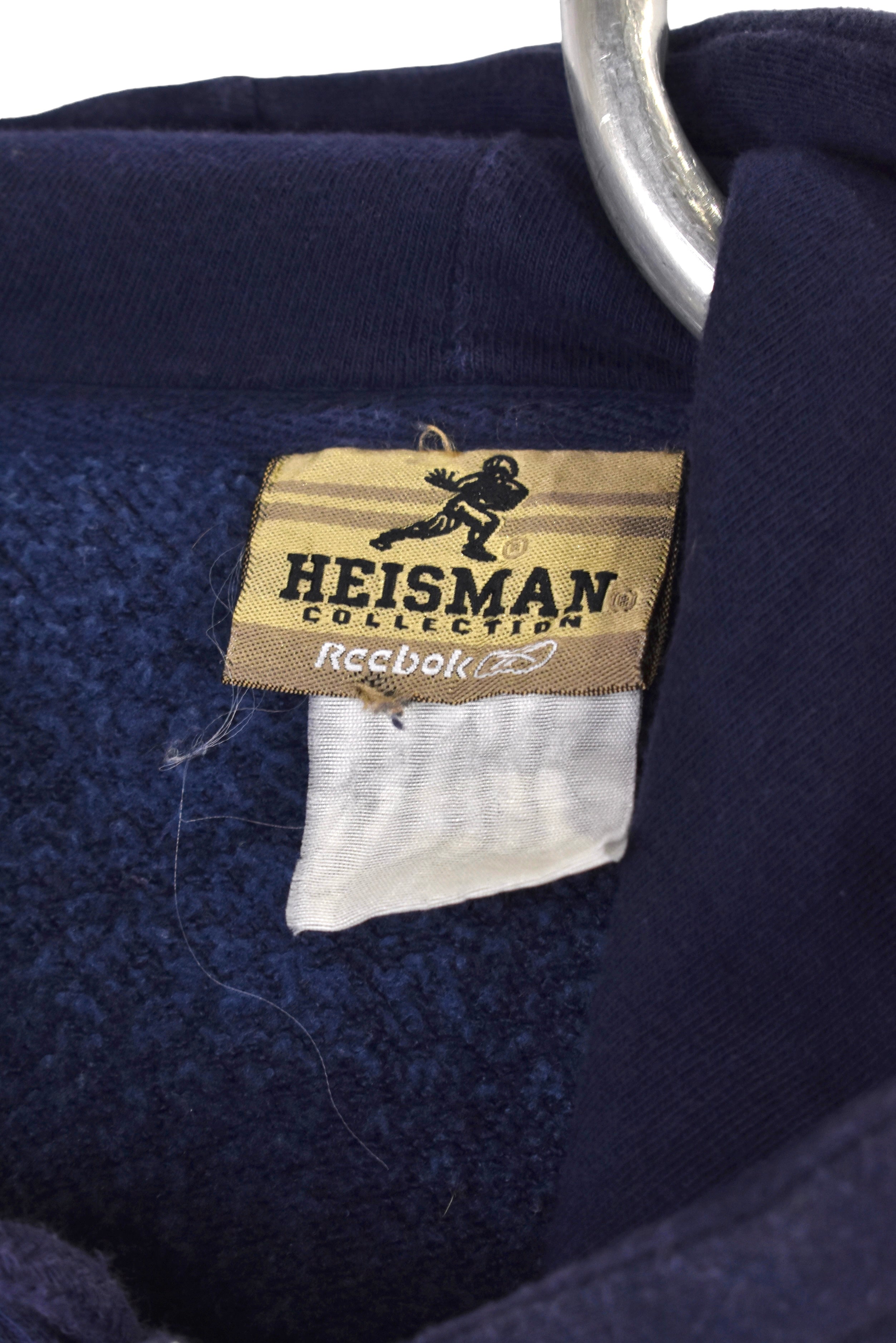 Vintage University of Notre Dame hoodie, navy embroidered sweatshirt - Large