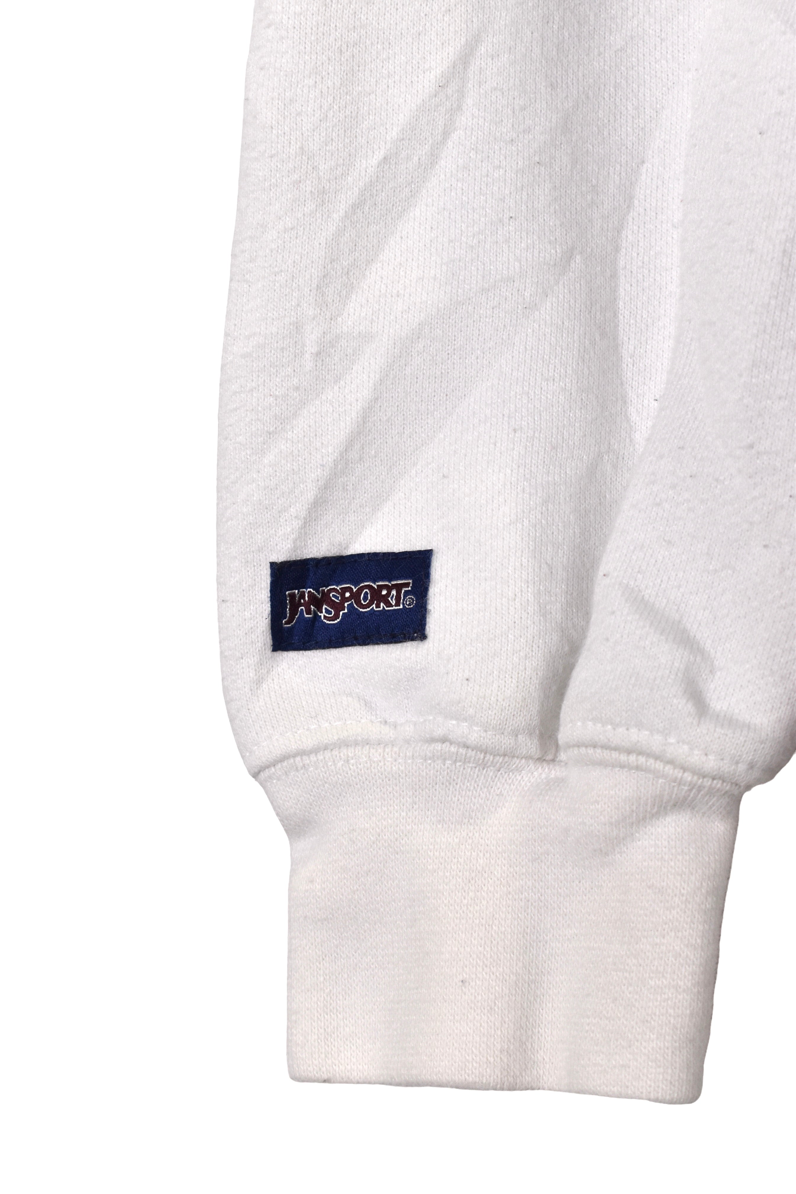 Vintage St. Marys University hoodie, white embroidered sweatshirt - XS