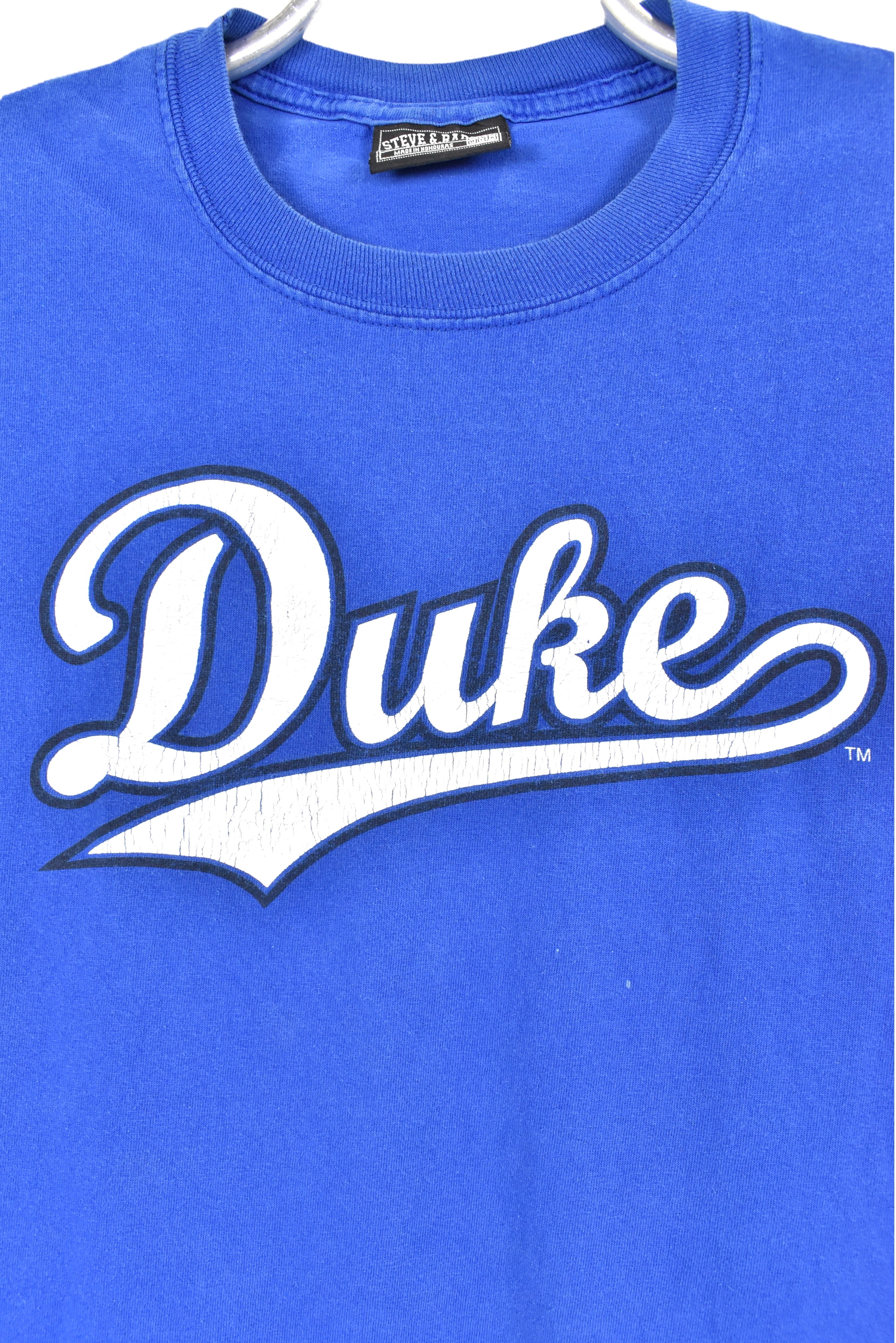 Vintage Duke University shirt, blue graphic tee - AU XL PRO SPORT