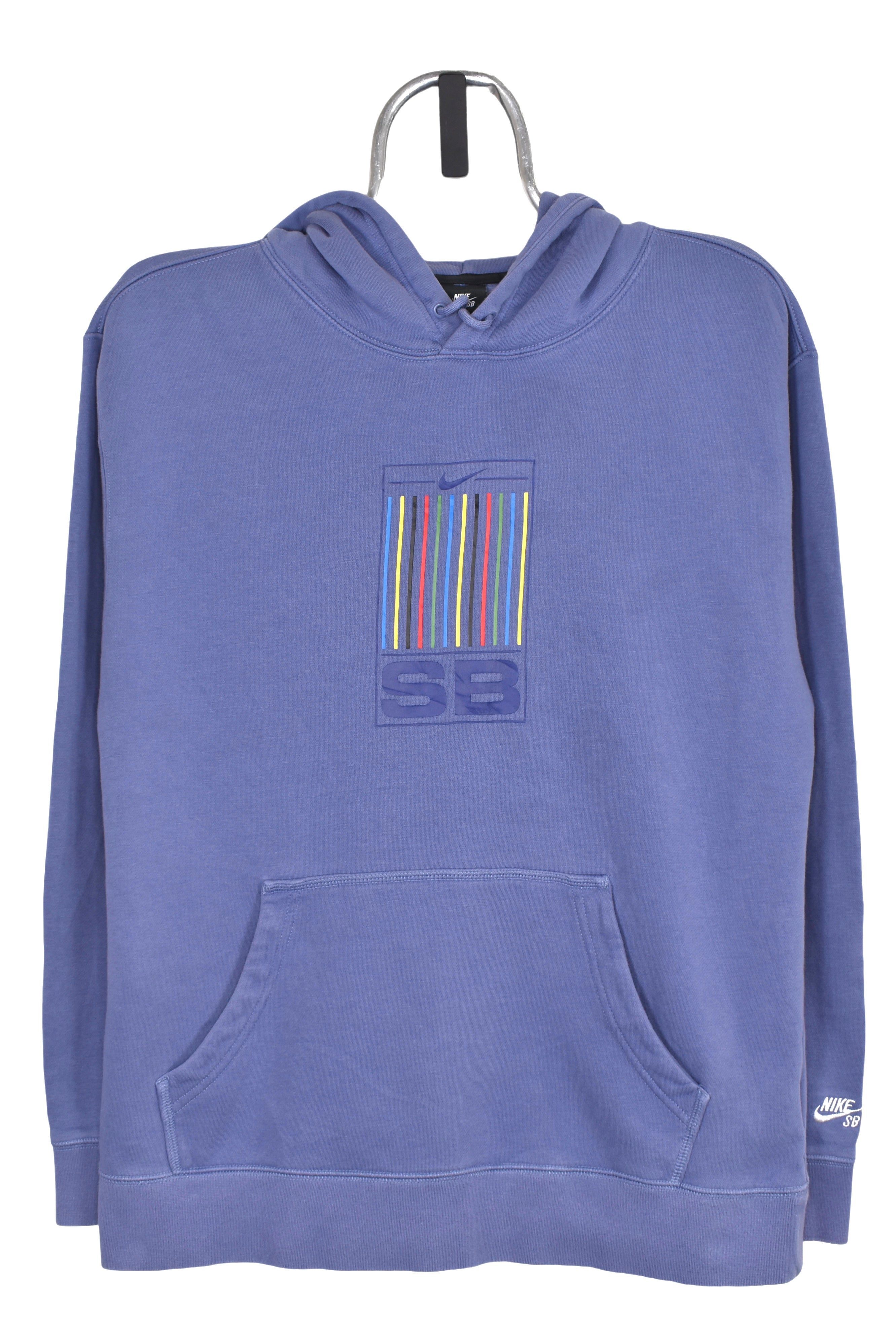 Vintage Nike hoodie (M), blue graphic sweatshirt