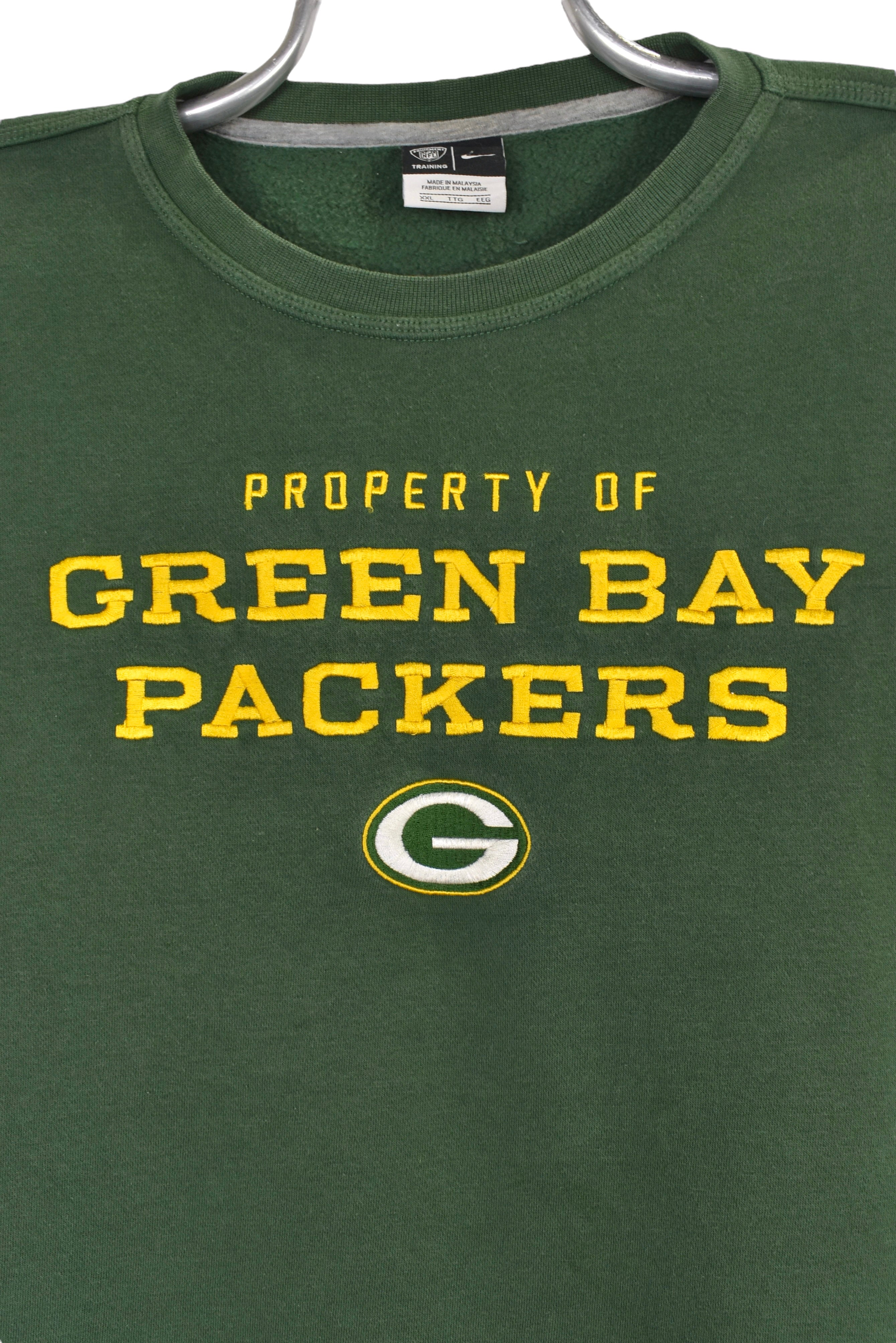 Vintage Green Bay Packers sweatshirt (2XL), green NFL embroidered crewneck