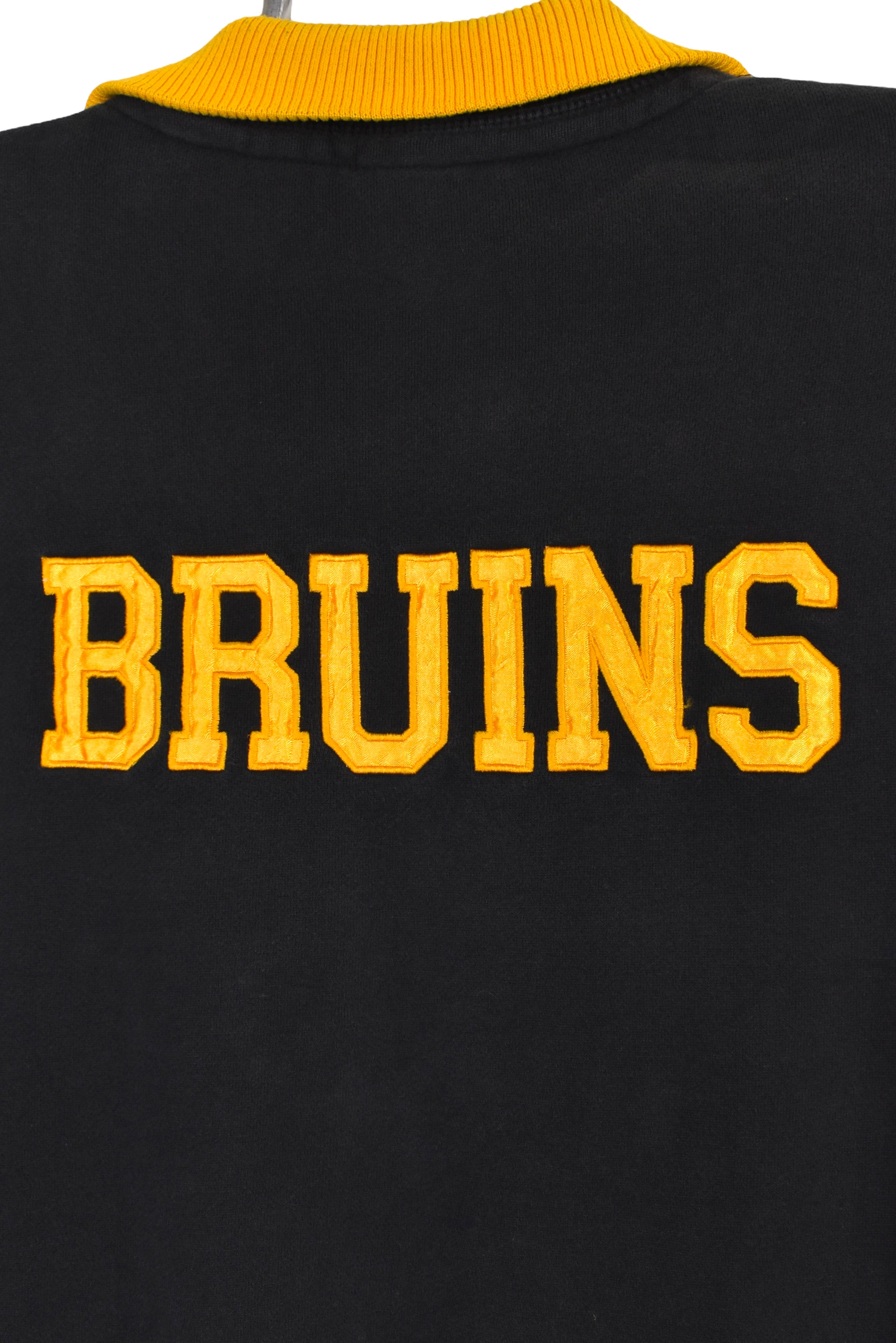 Vintage Boston Bruins jacket (M), black NHL embroidered sweatshirt