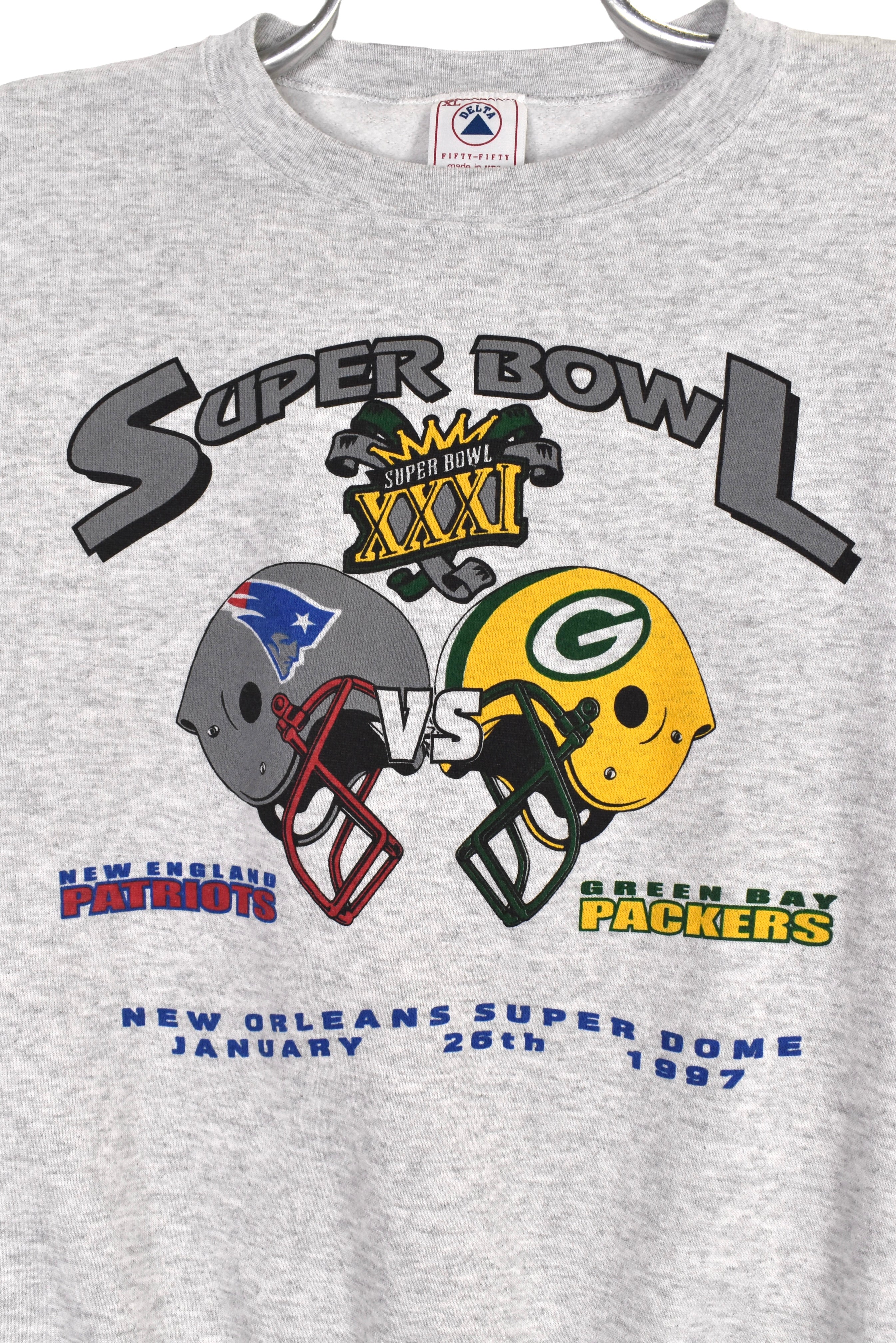Vintage Green Bay Packers sweatshirt (L), grey NFL graphic crewneck