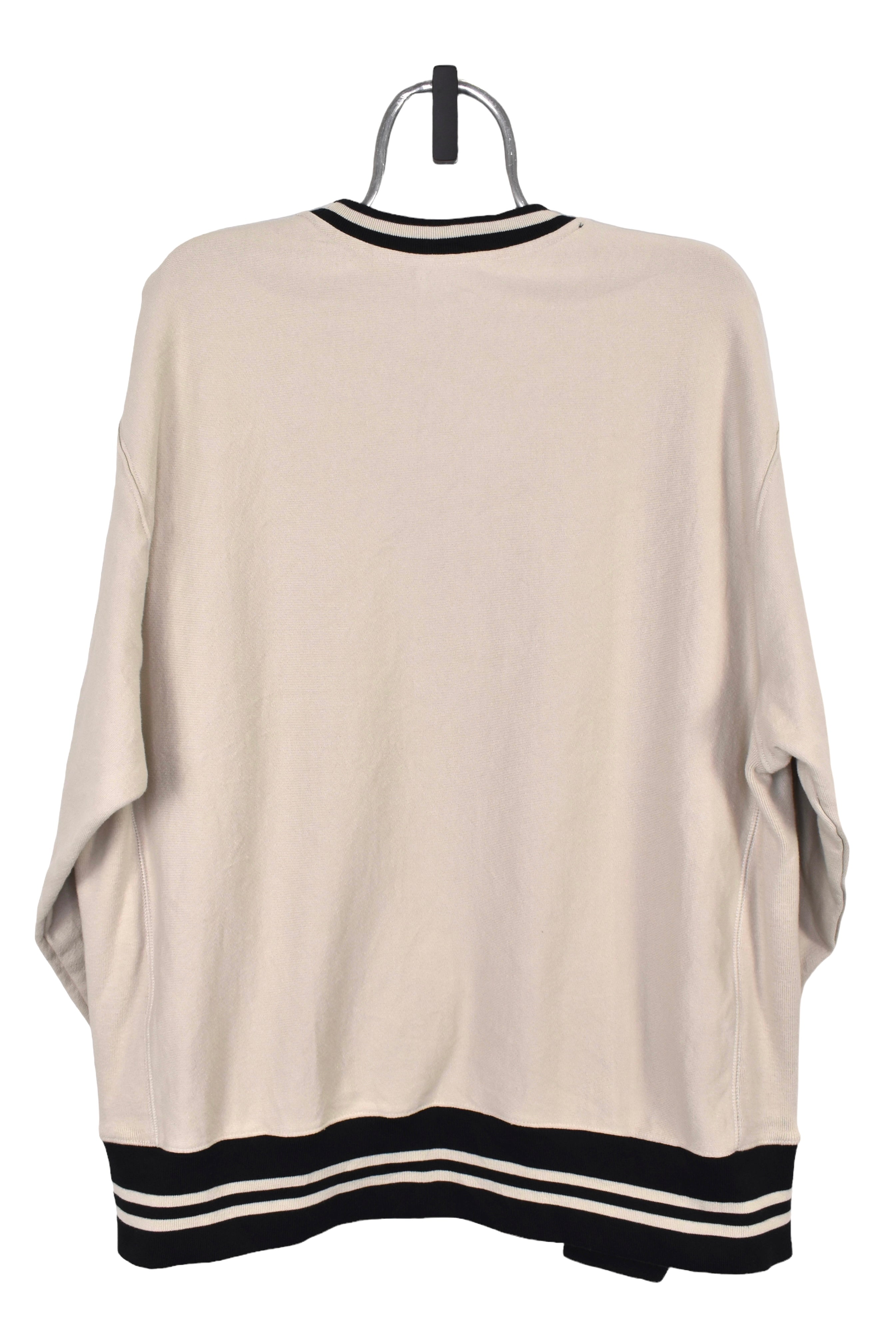 Modern Champion sweatshirt (XXL), beige embroidered crewneck