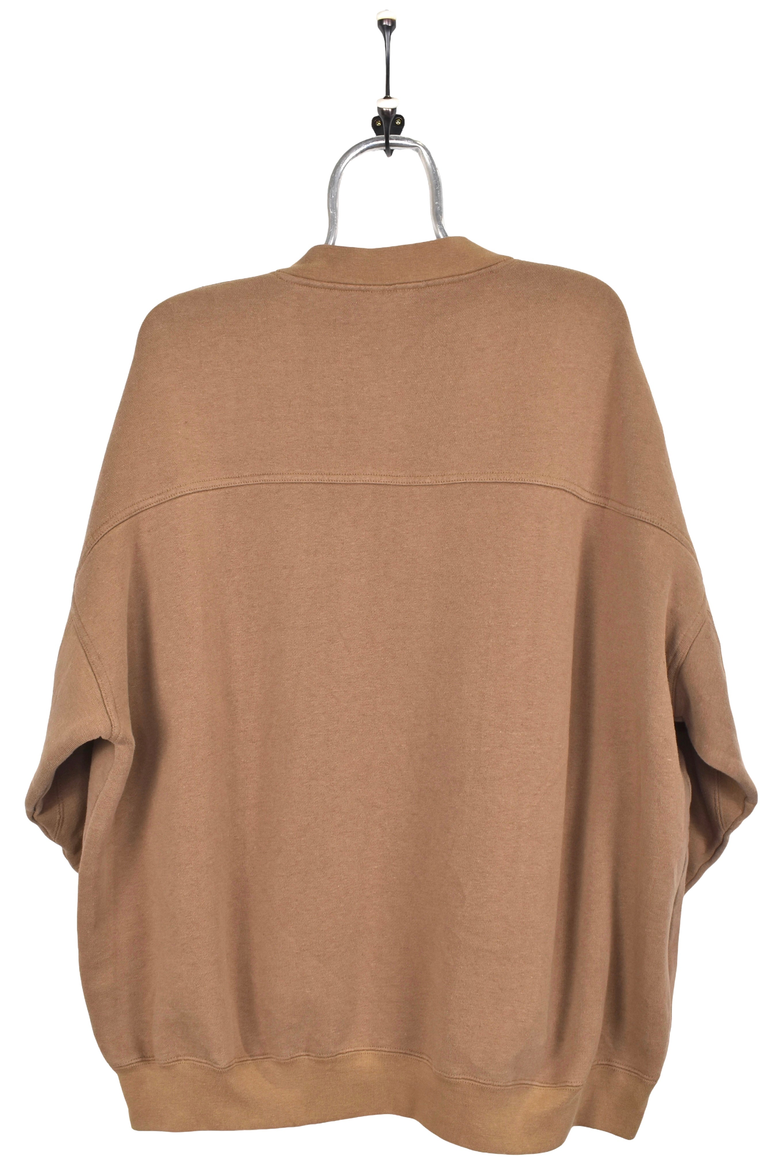 Vintage golf sweatshirt, brown embroidered crewneck - XXL