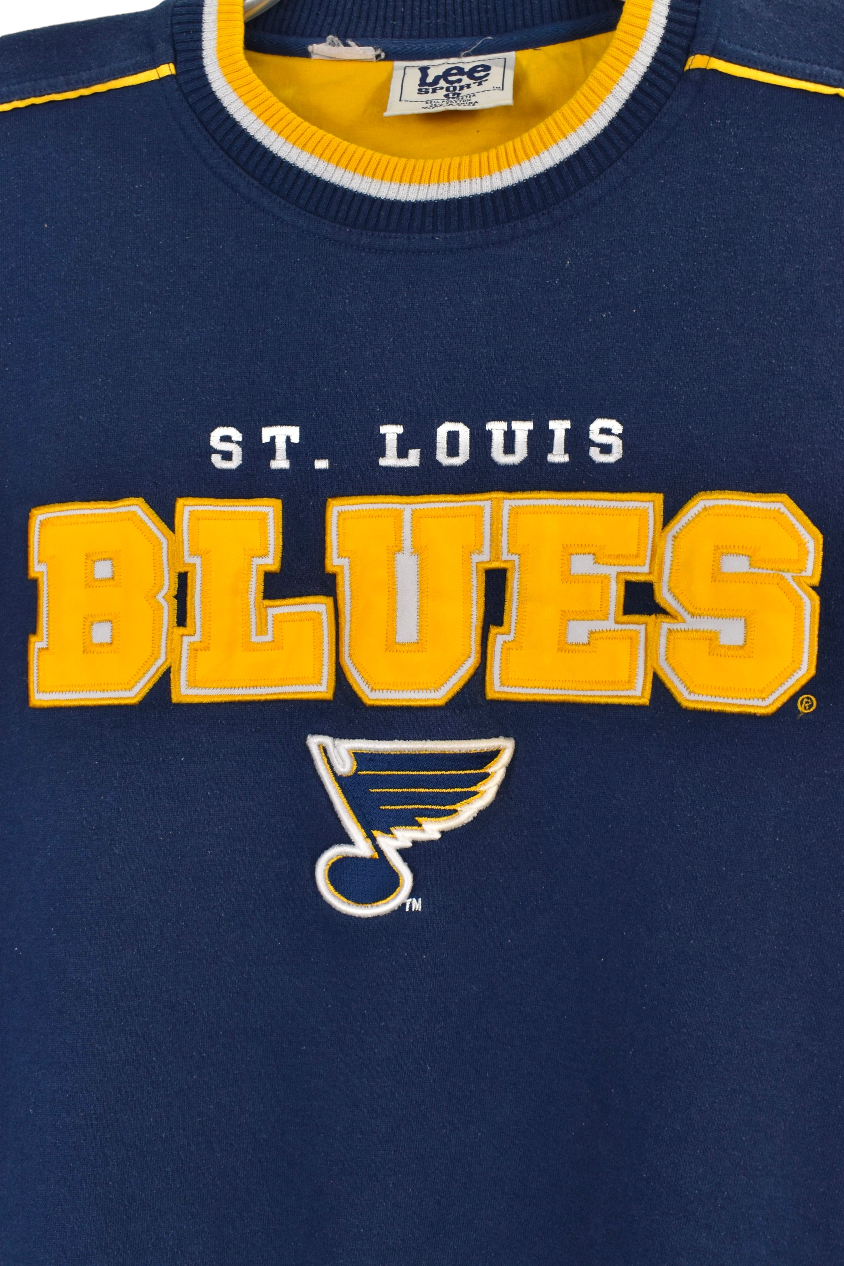 Vintage St. Louis Blues sweatshirt, navy NHL embroidered crewneck - Large