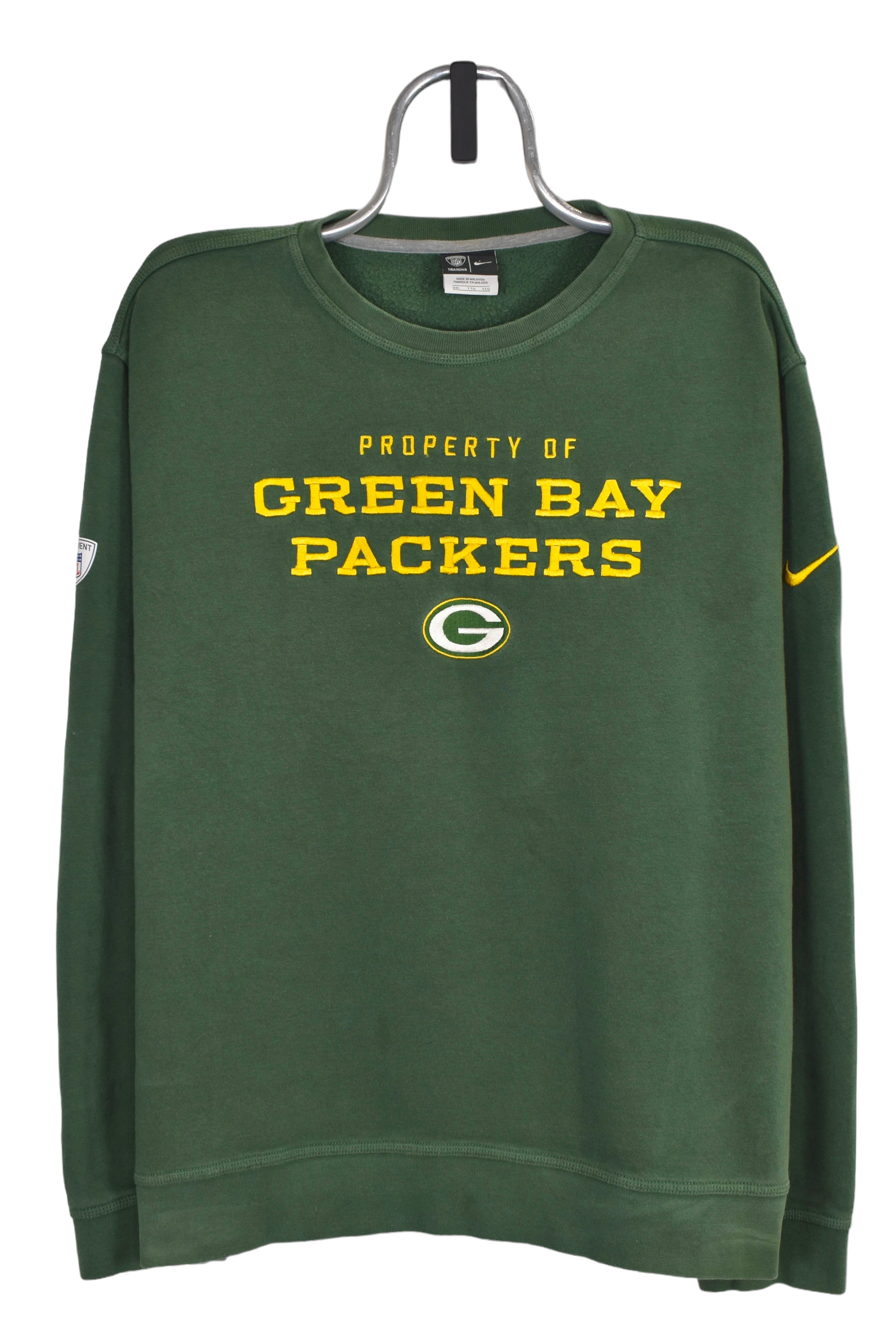 Vintage Green Bay Packers sweatshirt (2XL), green NFL embroidered crewneck