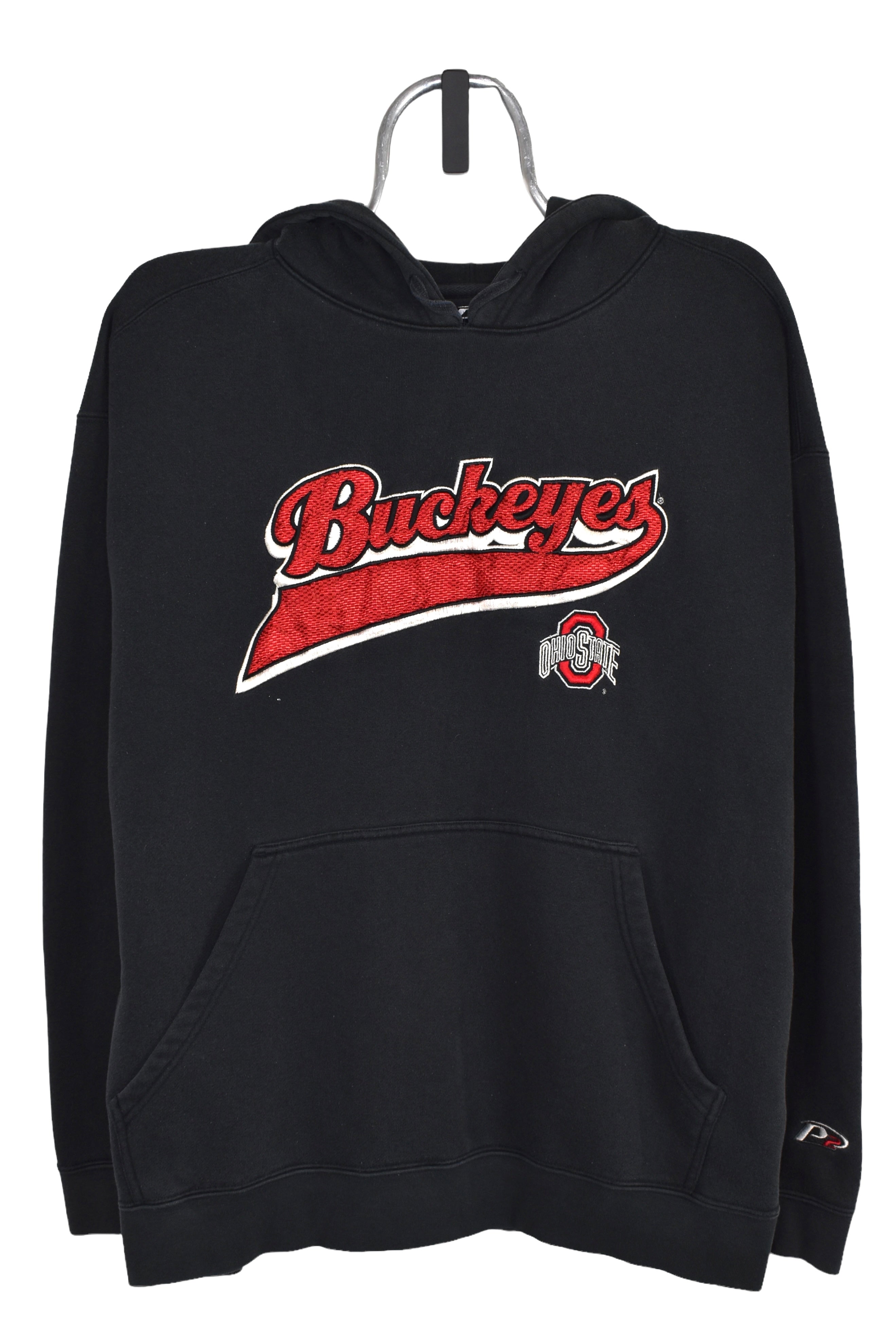 Vintage Ohio State University hoodie (XL), black embroidered sweatshirt