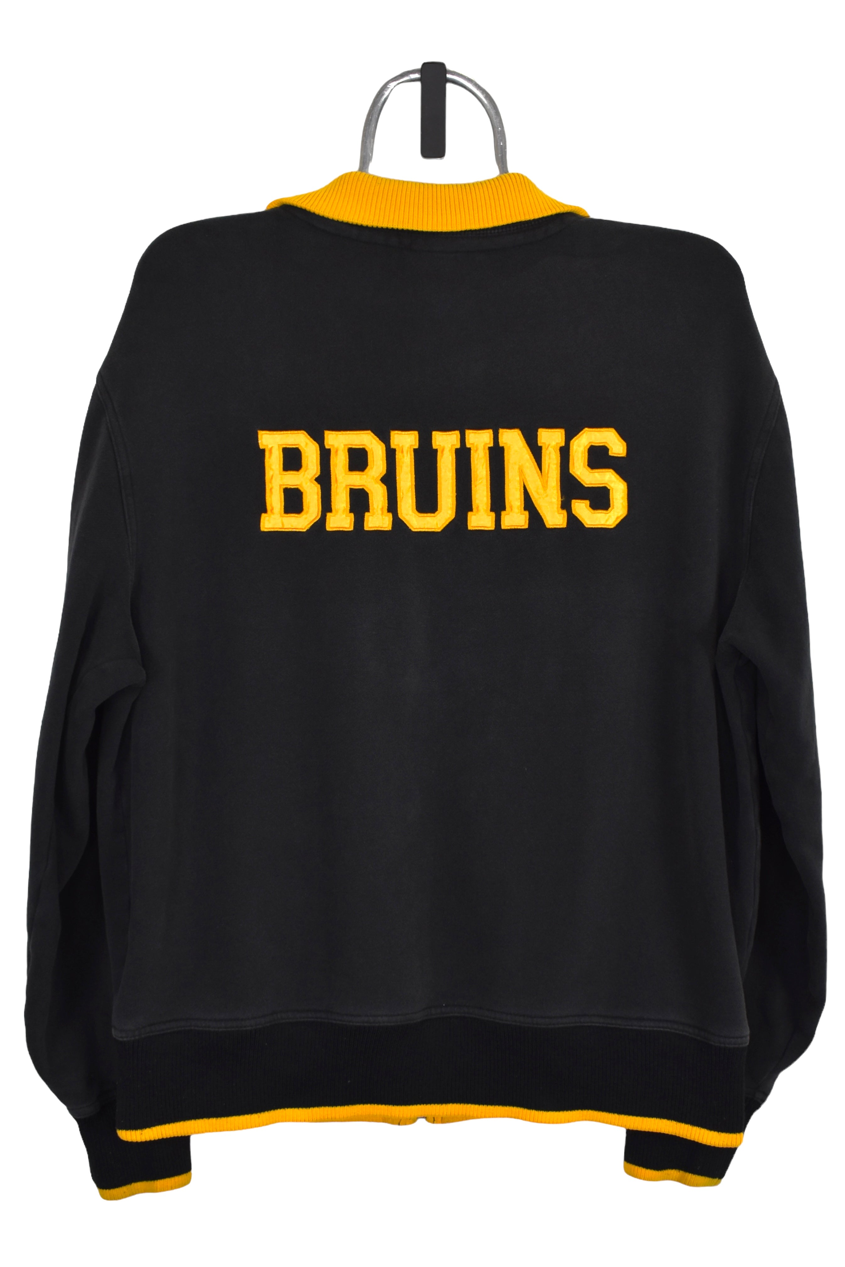Vintage Boston Bruins jacket (M), black NHL embroidered sweatshirt