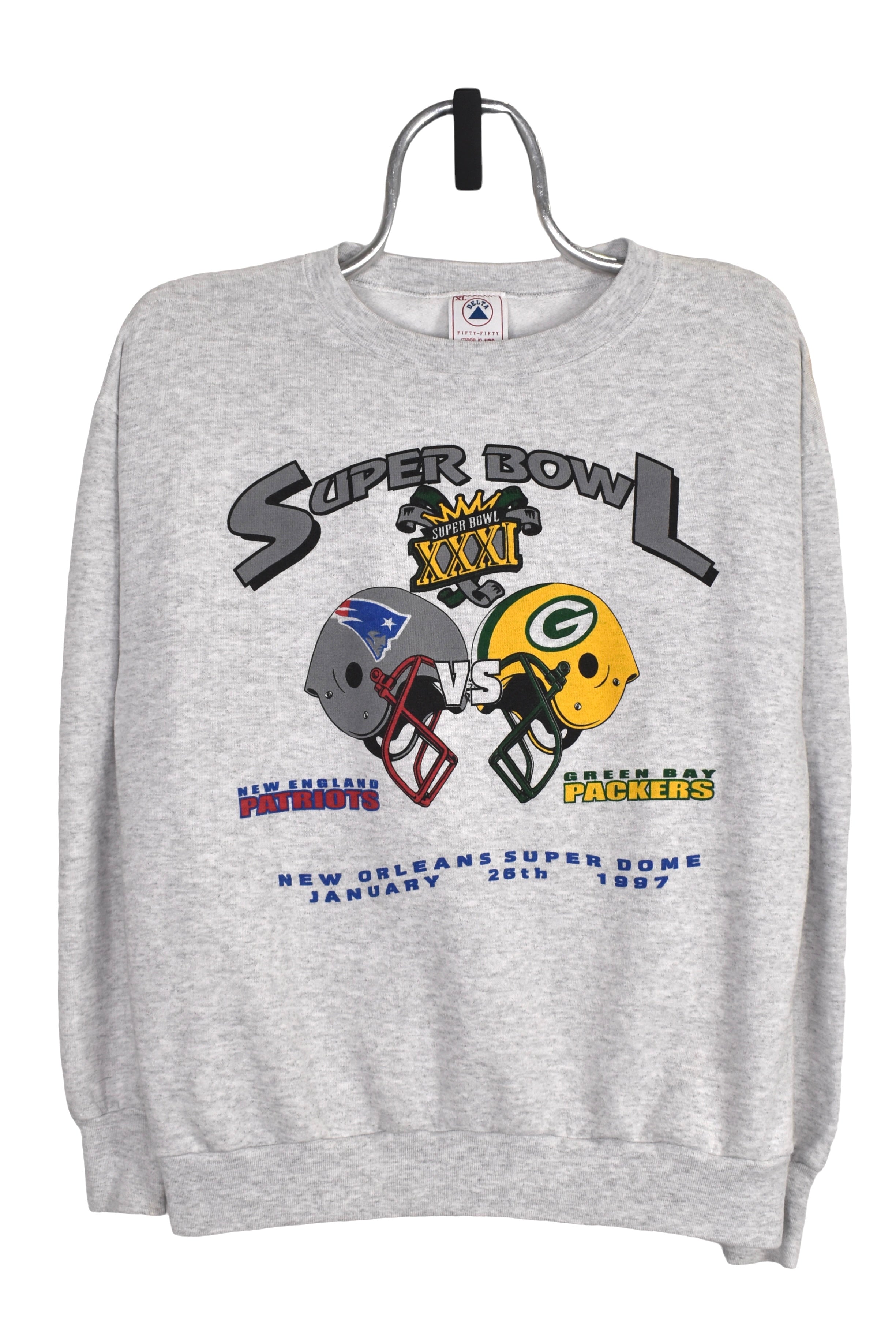 Vintage Green Bay Packers sweatshirt (L), grey NFL graphic crewneck