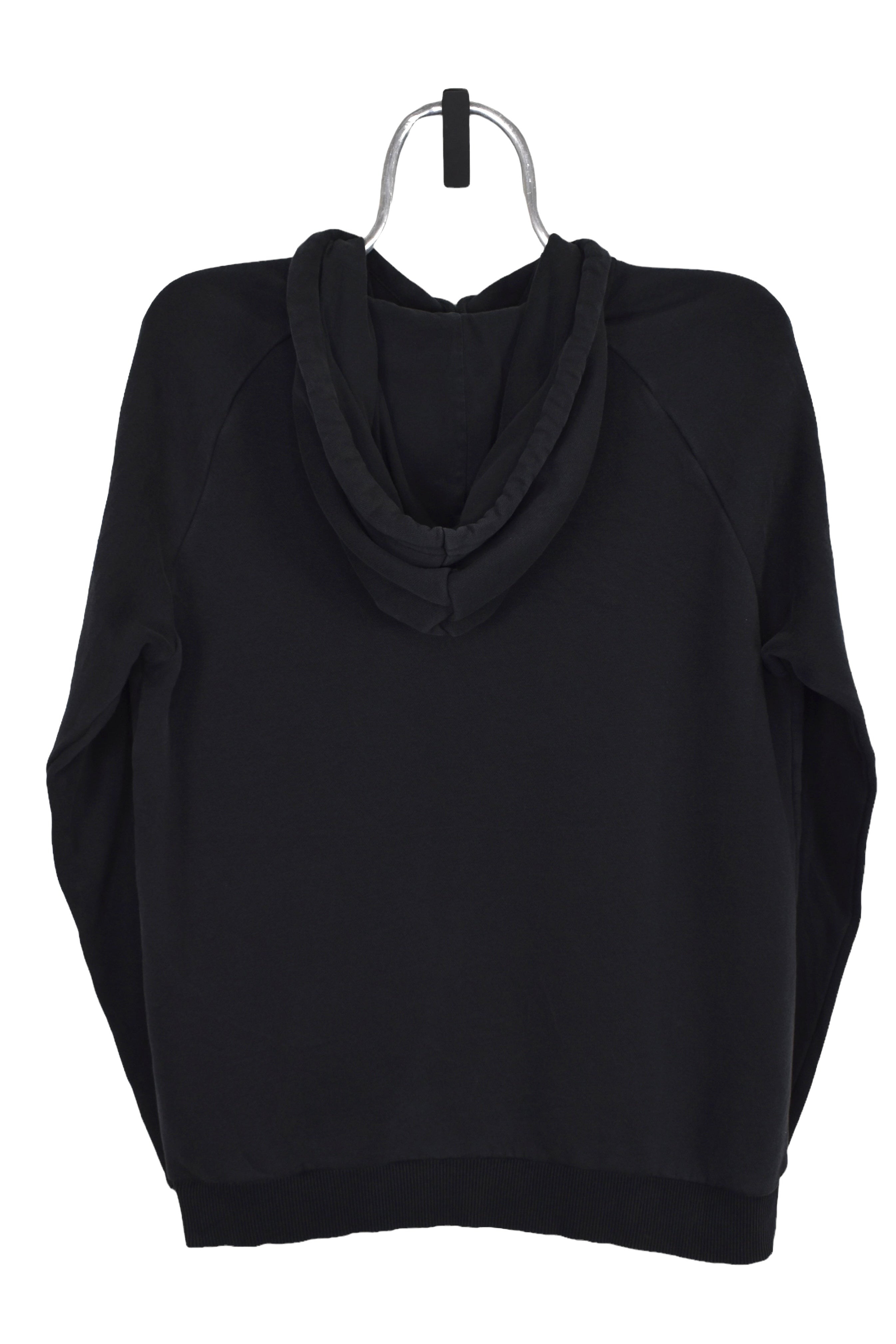 Modern Adidas hoodie (M), black graphic sweatshirt