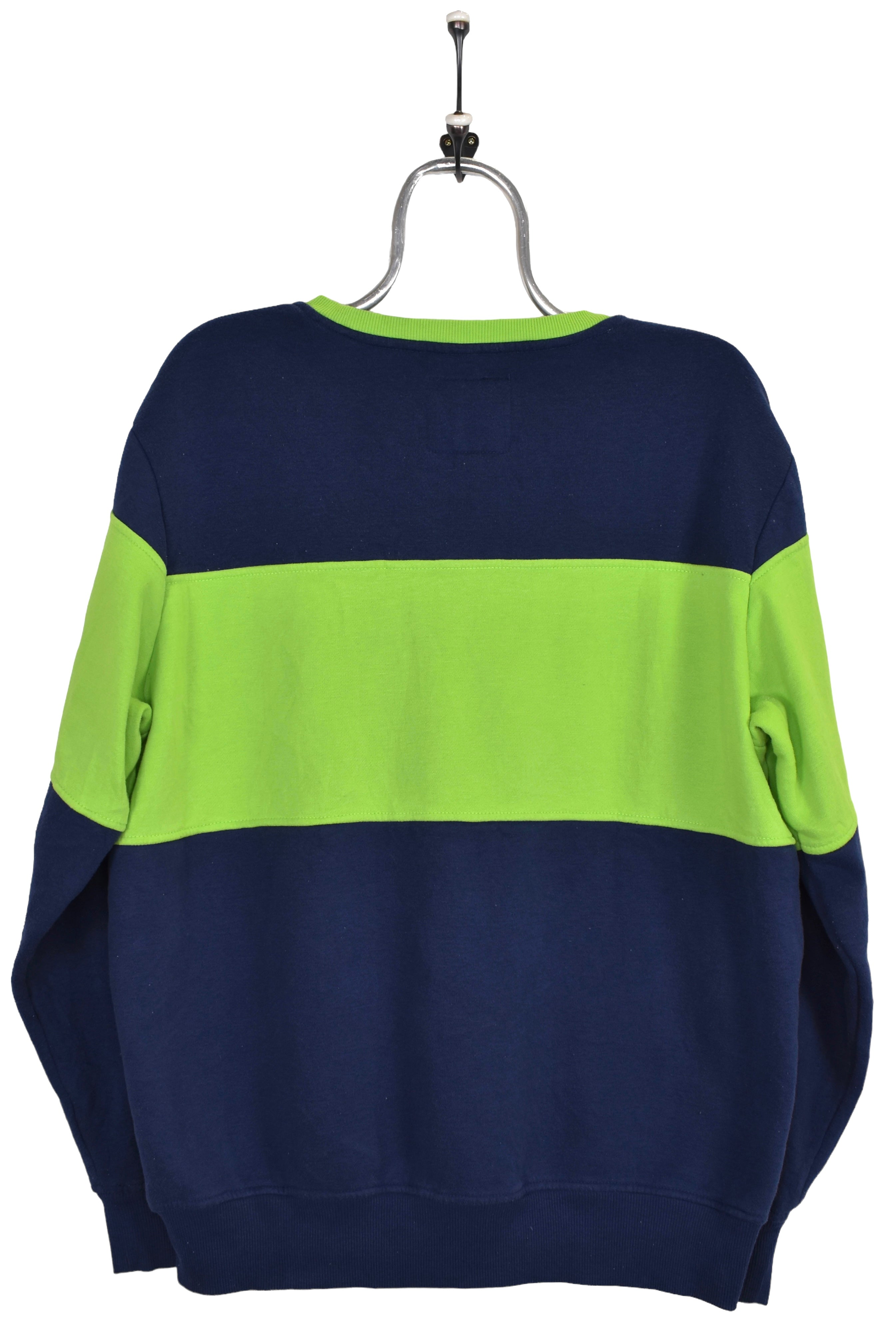 Vintage Seattle Seahawks sweatshirt, navy blue NFL graphic crewneck - Large