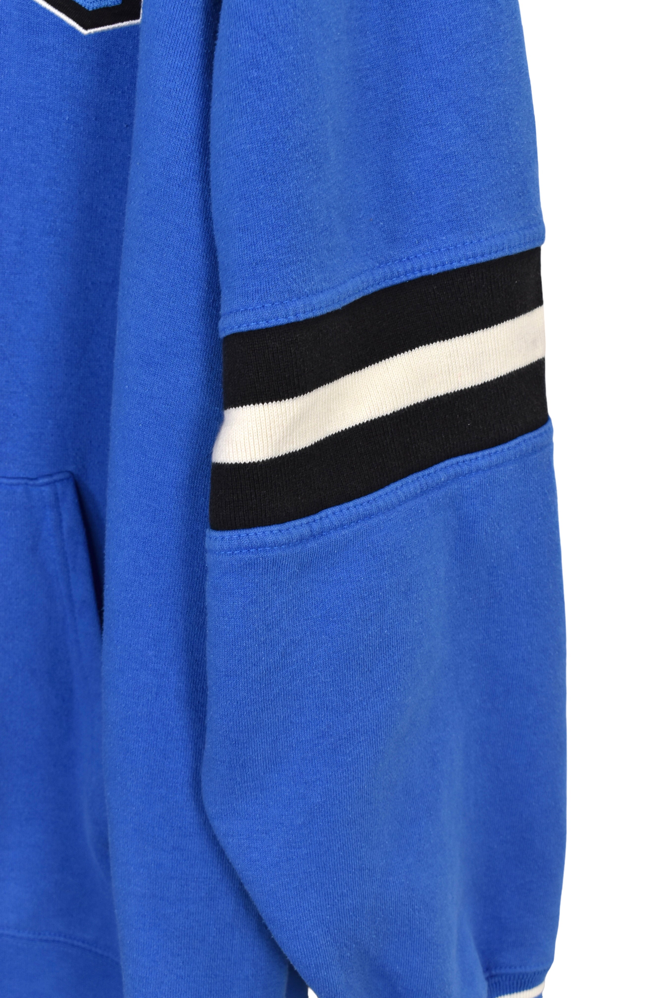 Vintage Detroit Lions hoodie (XXL), blue NFL embroidered sweatshirt