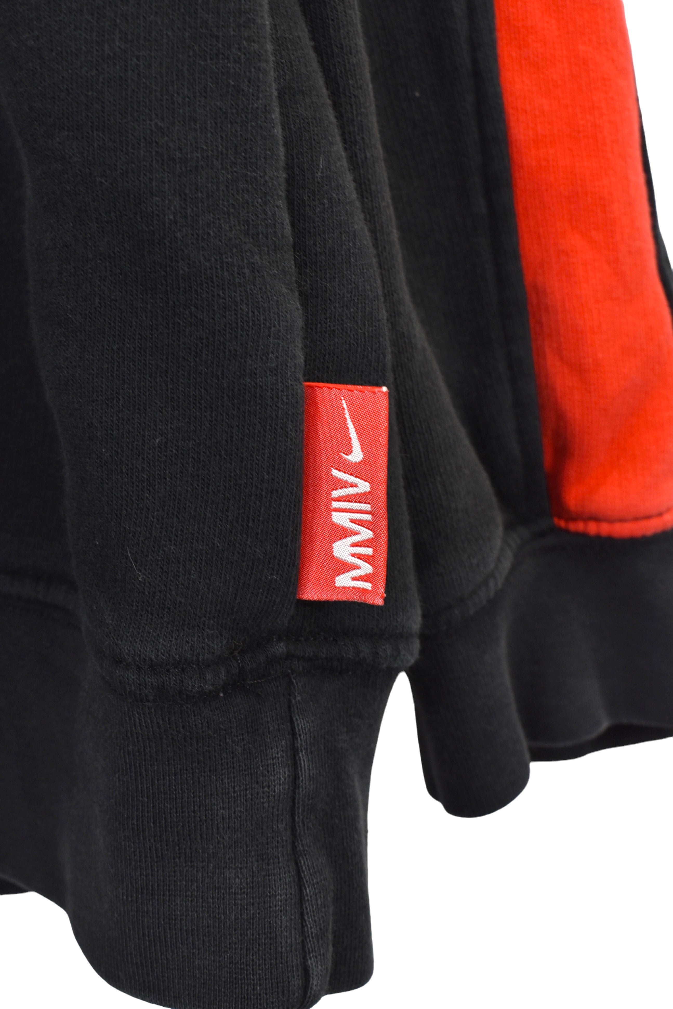 Vintage Nike sweatshirt, black embroidered crewneck - Large