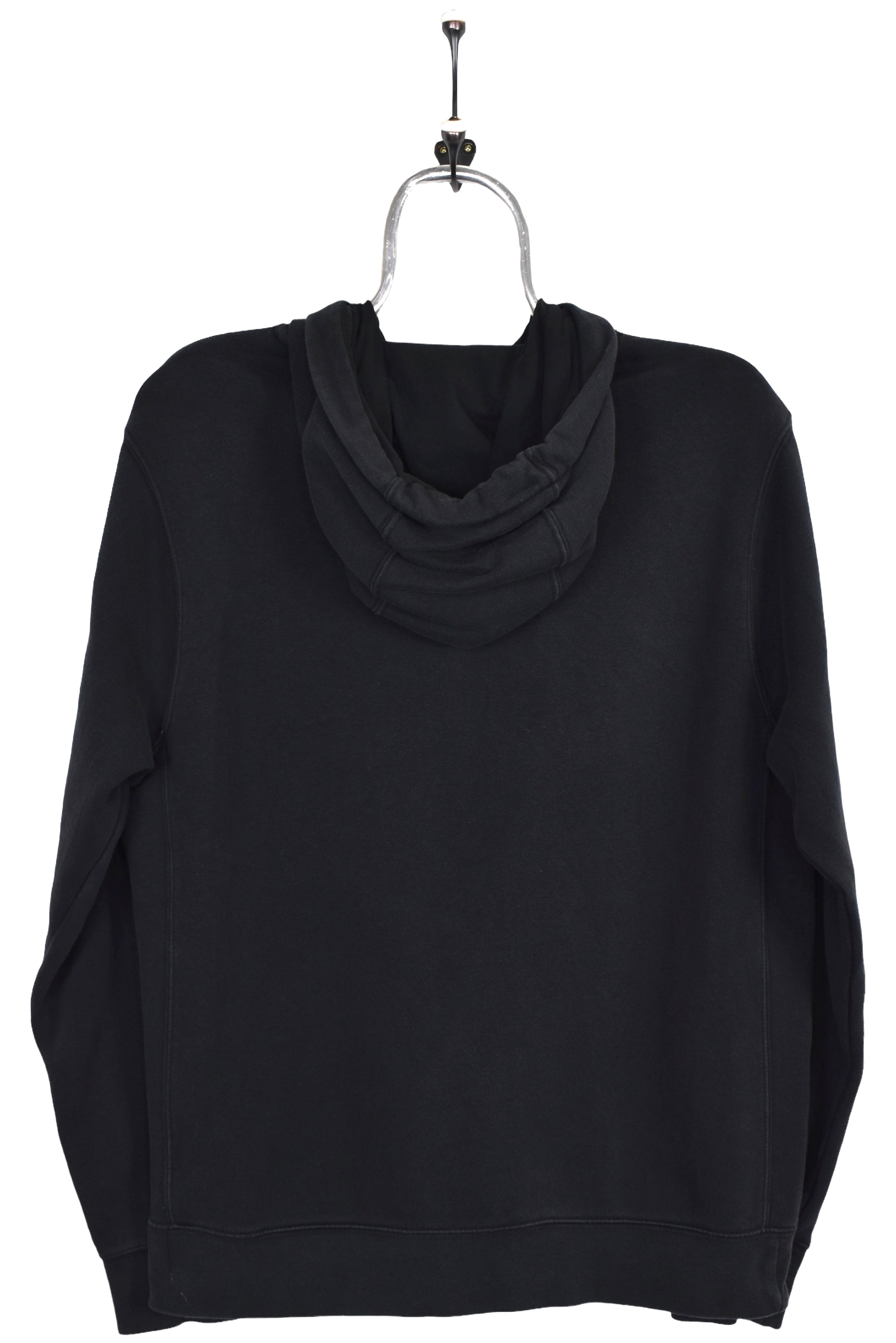 Vintage Nike hoodie, black embroidered sweatshirt - Small