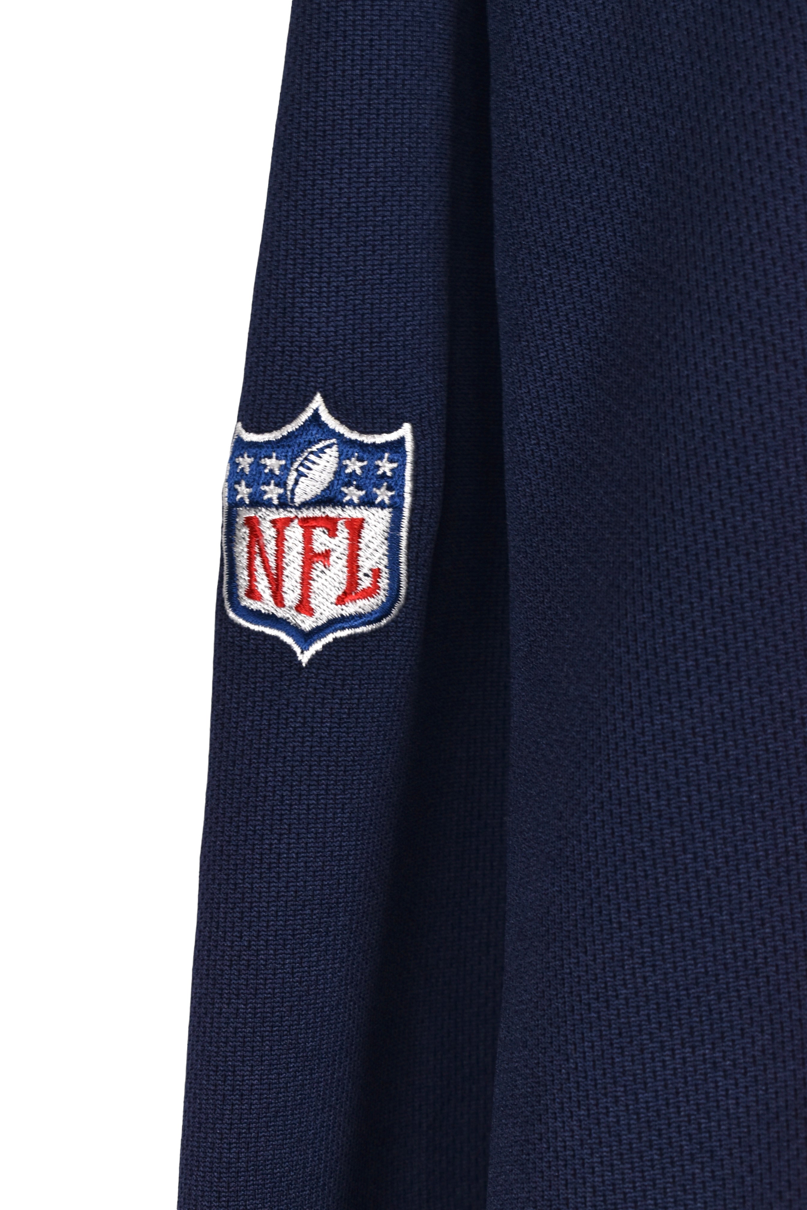 Vintage New England Patriots hoodie (XL), navy NFL embroidered sweatshirt