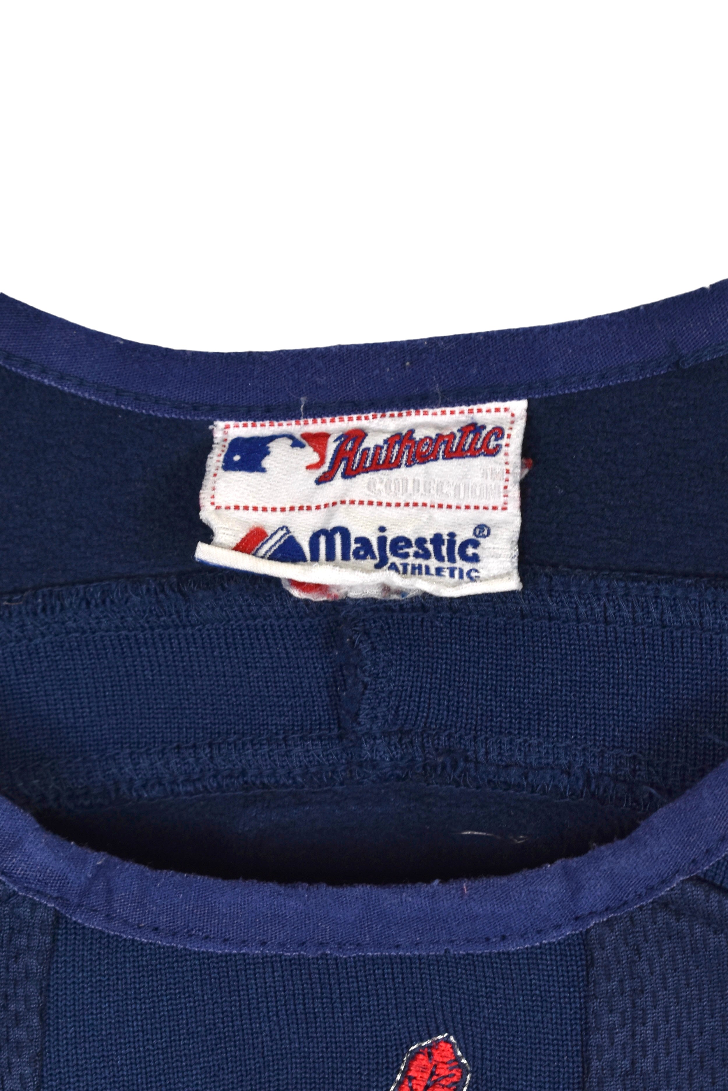 Vintage Cleveland Indians sweatshirt (S), navy embroidered crewneck