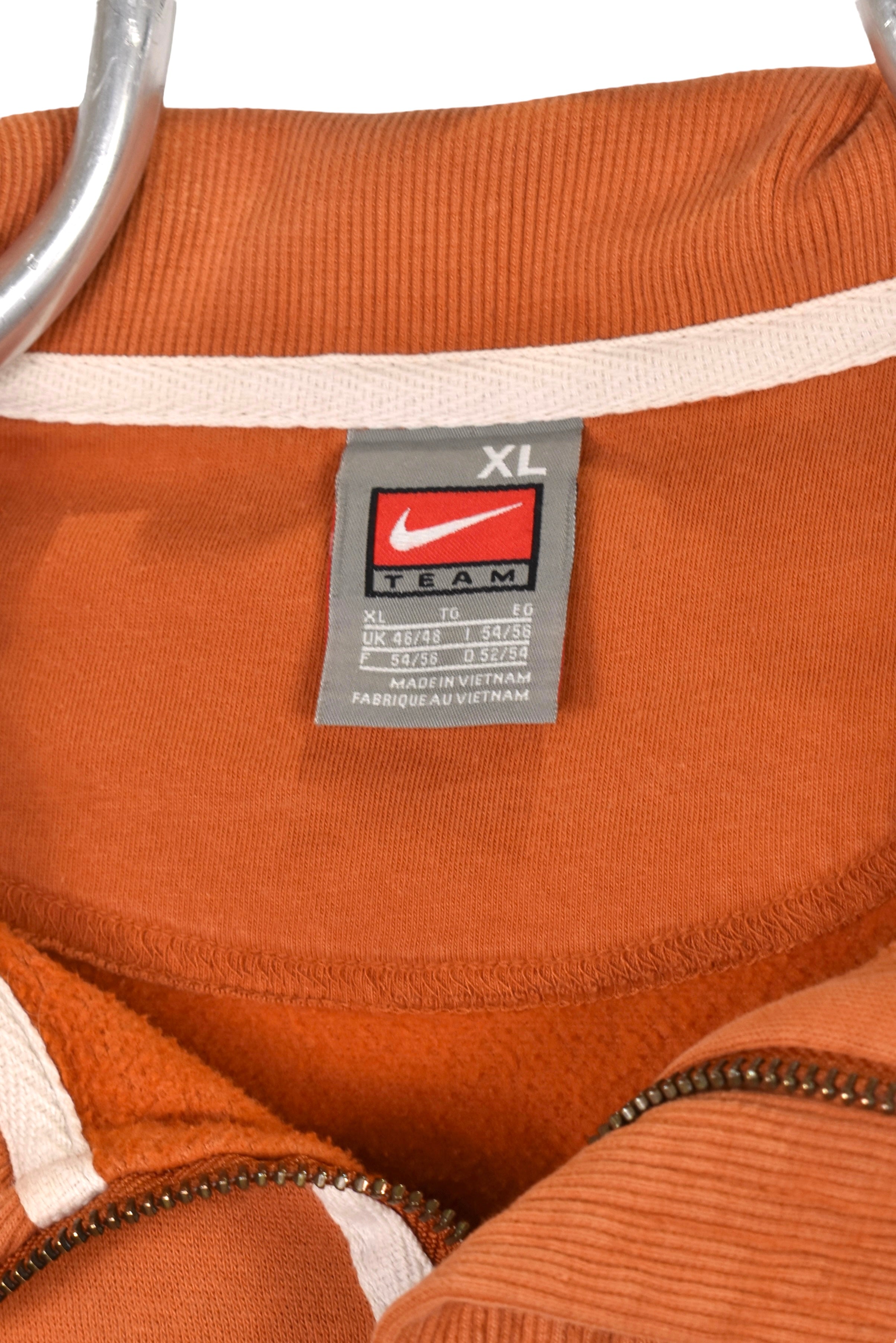 Vintage Texas Longhorns 1/4 zip (XL), orange Nike embroidered sweatshirt