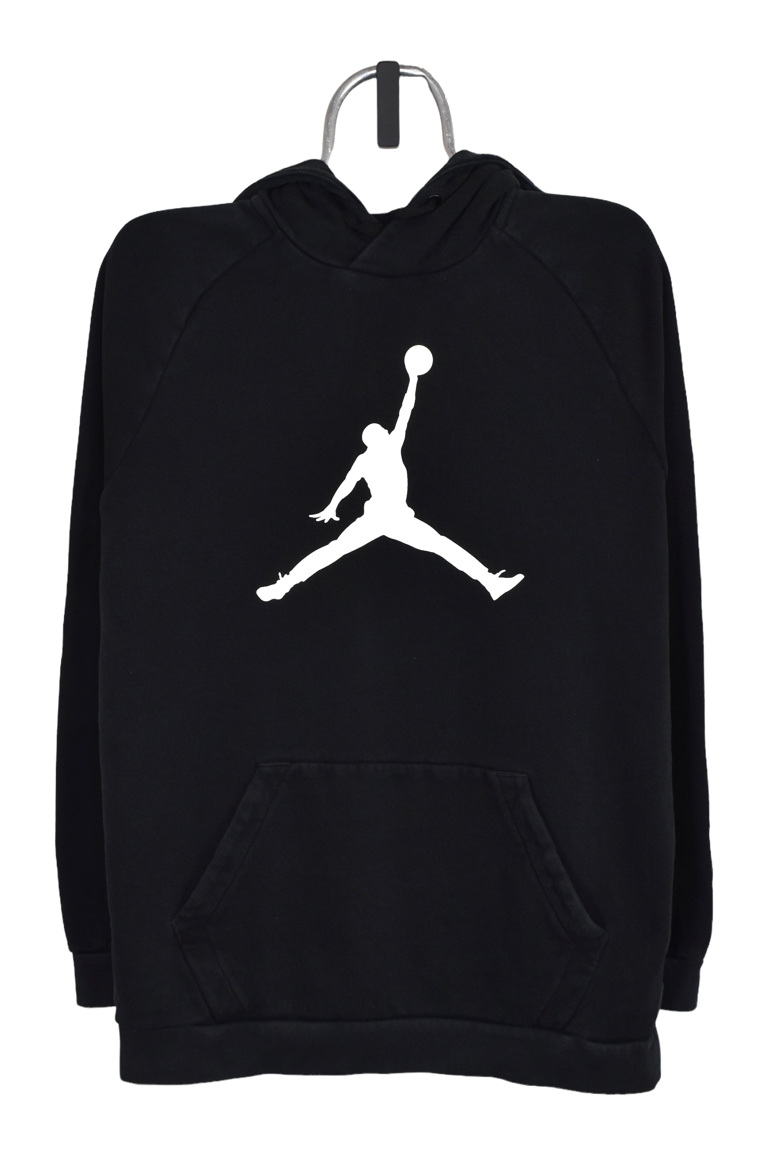 Vintage Nike Air Jordan hoodie (M), black graphic sweatshirt