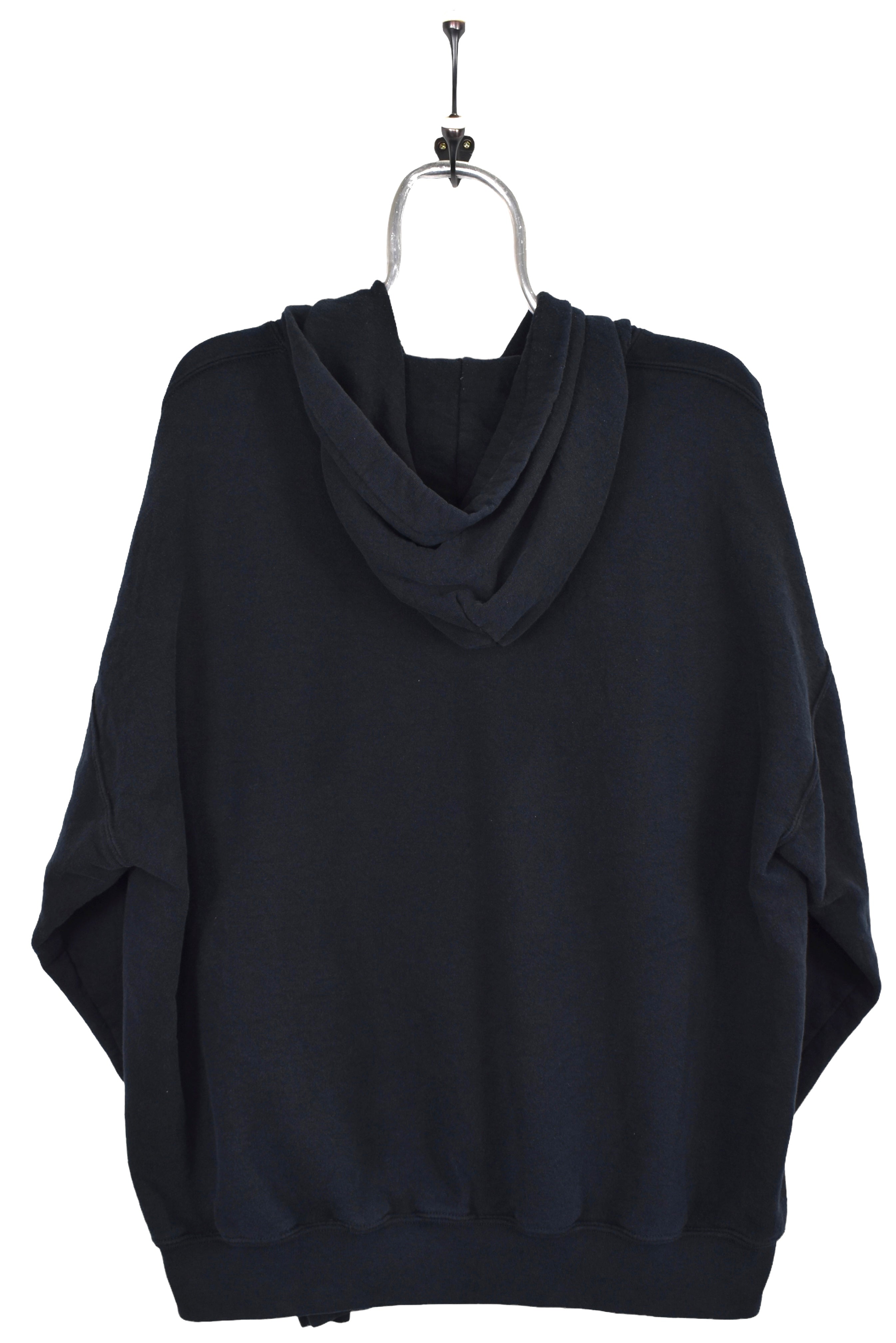 Vintage Green Bay Packers hoodie, black NFL embroidered sweatshirt - XL