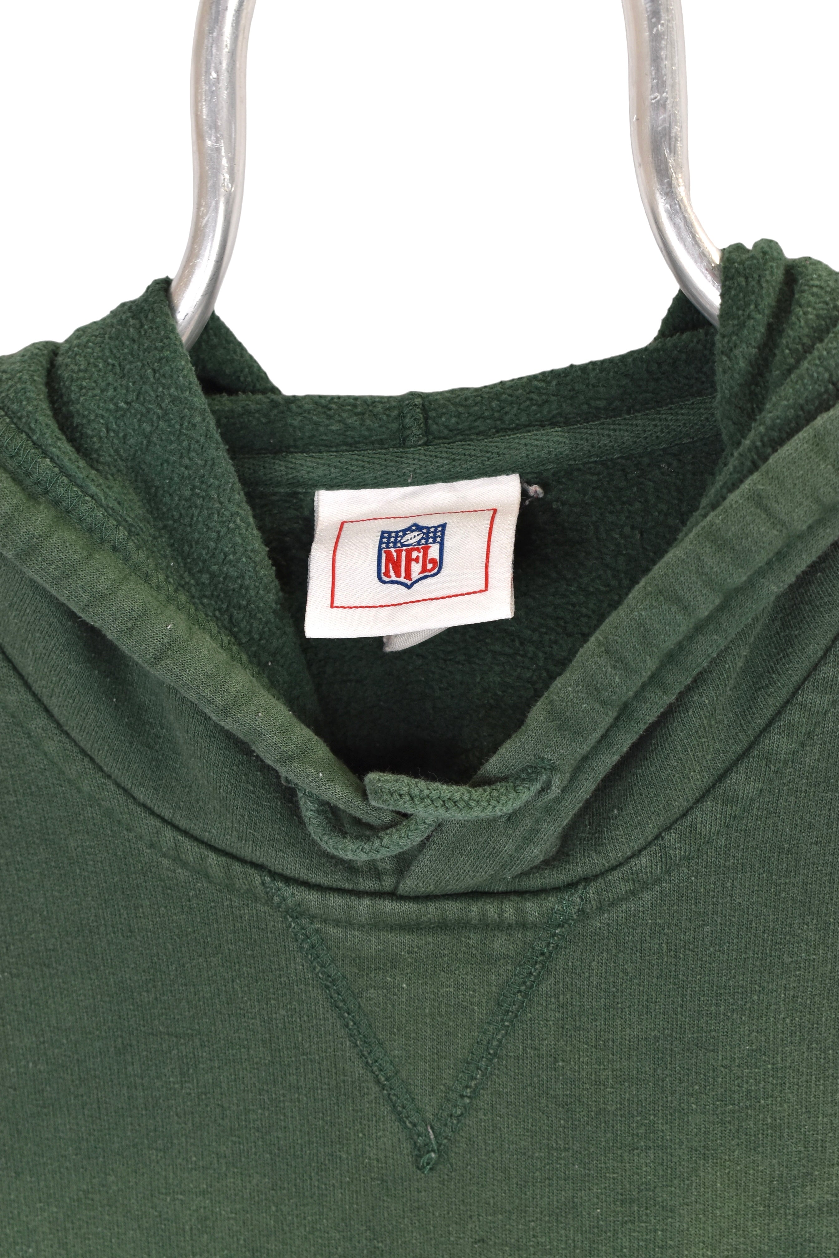 Vintage Green Bay Packers hoodie, NFL green embroidered sweatshirt - XXL