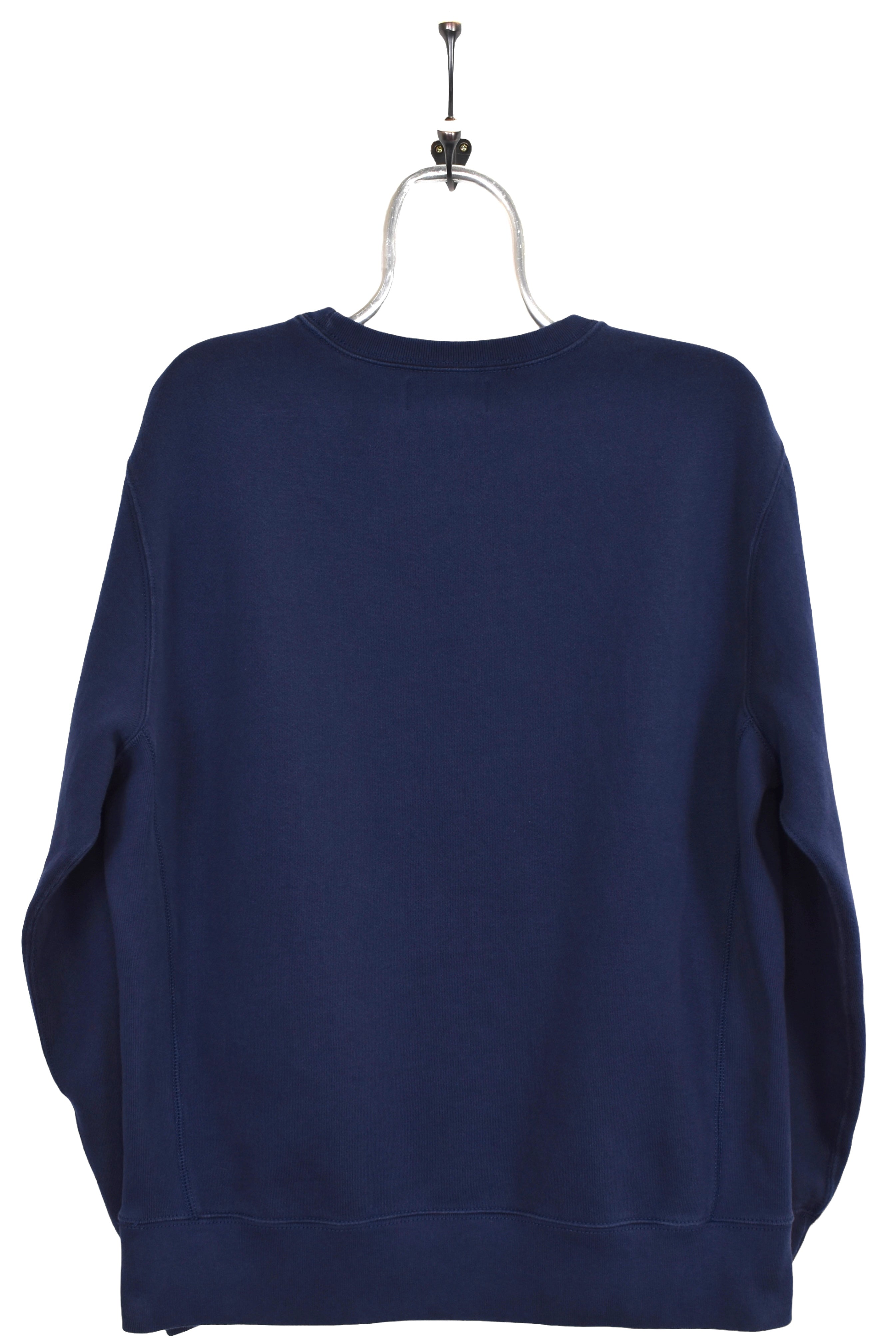 Vintage Ralph Lauren sweatshirt, navy embroidered crewneck - Large