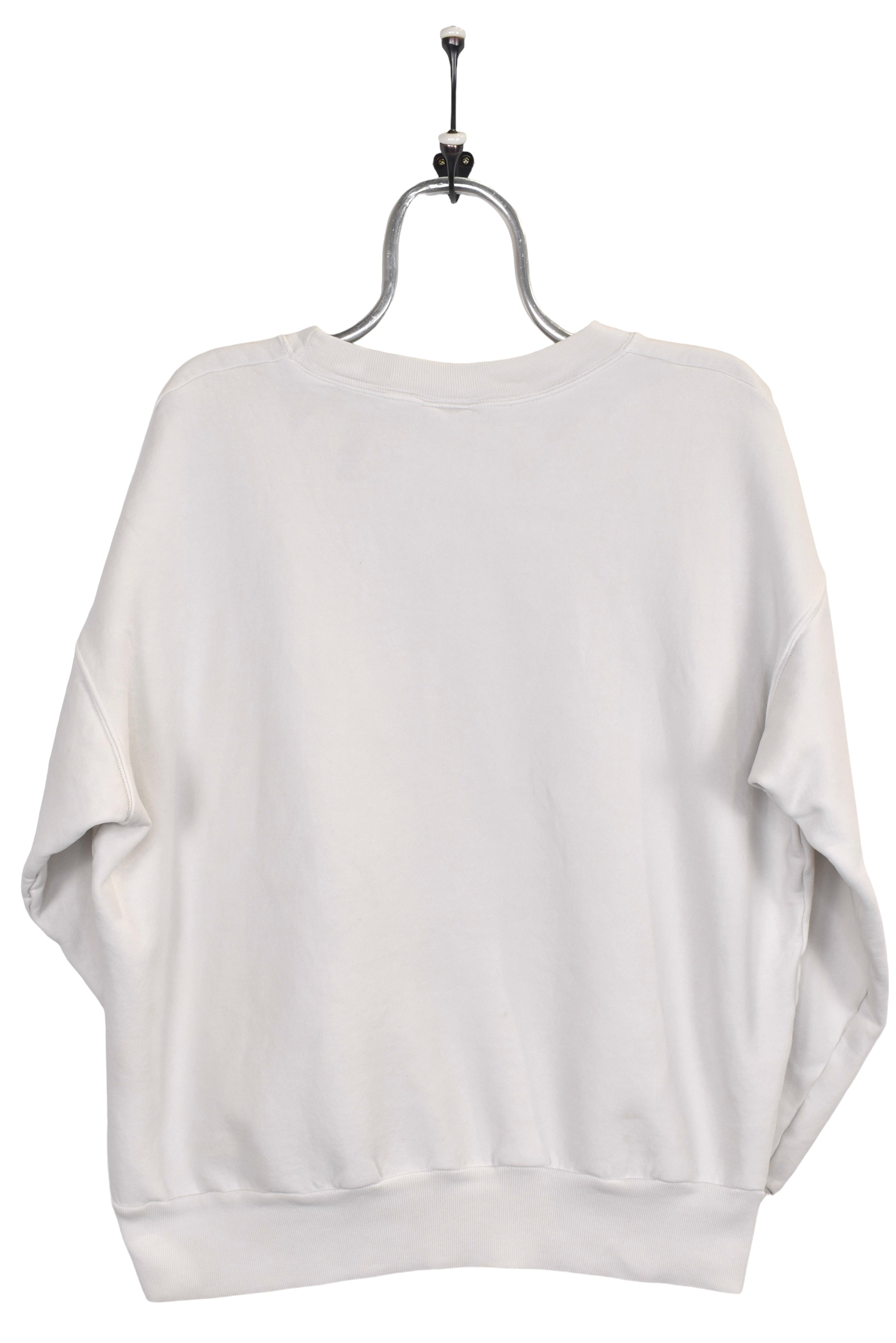 Vintage Nike Air sweatshirt, white embroidered crewneck - Large