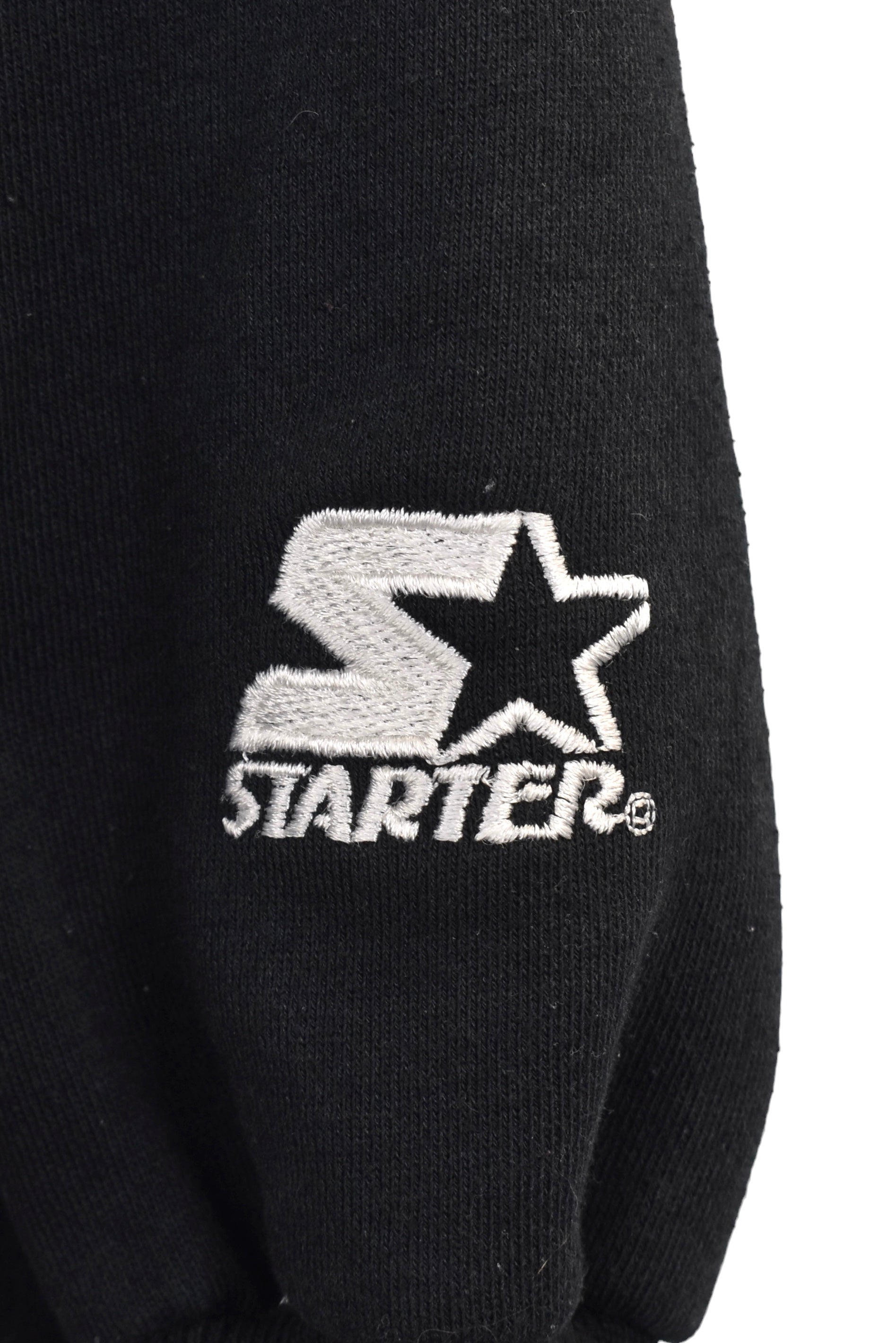 Vintage Ohio State University hoodie, black embroidered sweatshirt - XL