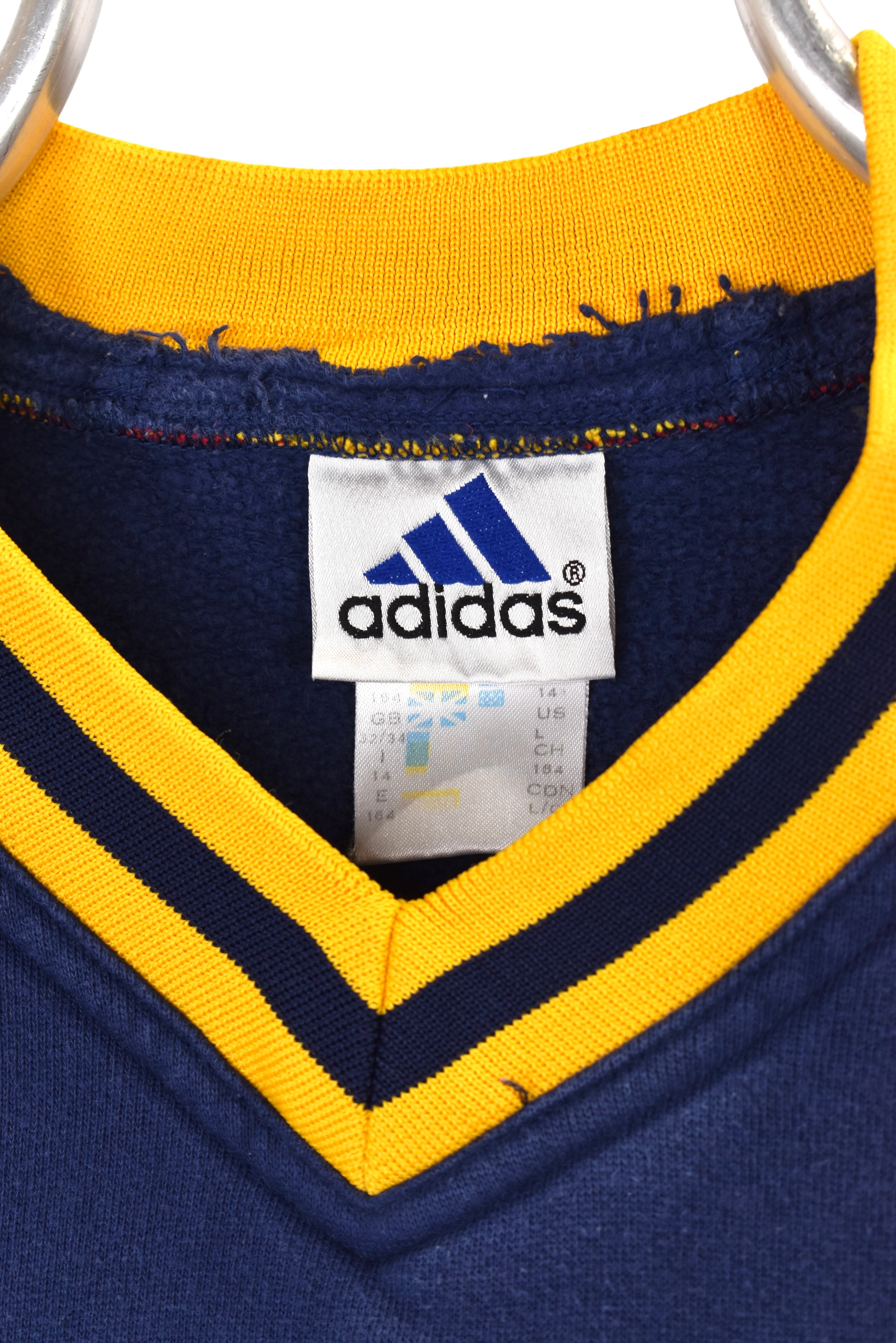 Vintage Adidas basketball sweatshirt, navy embroidered crewneck - XS