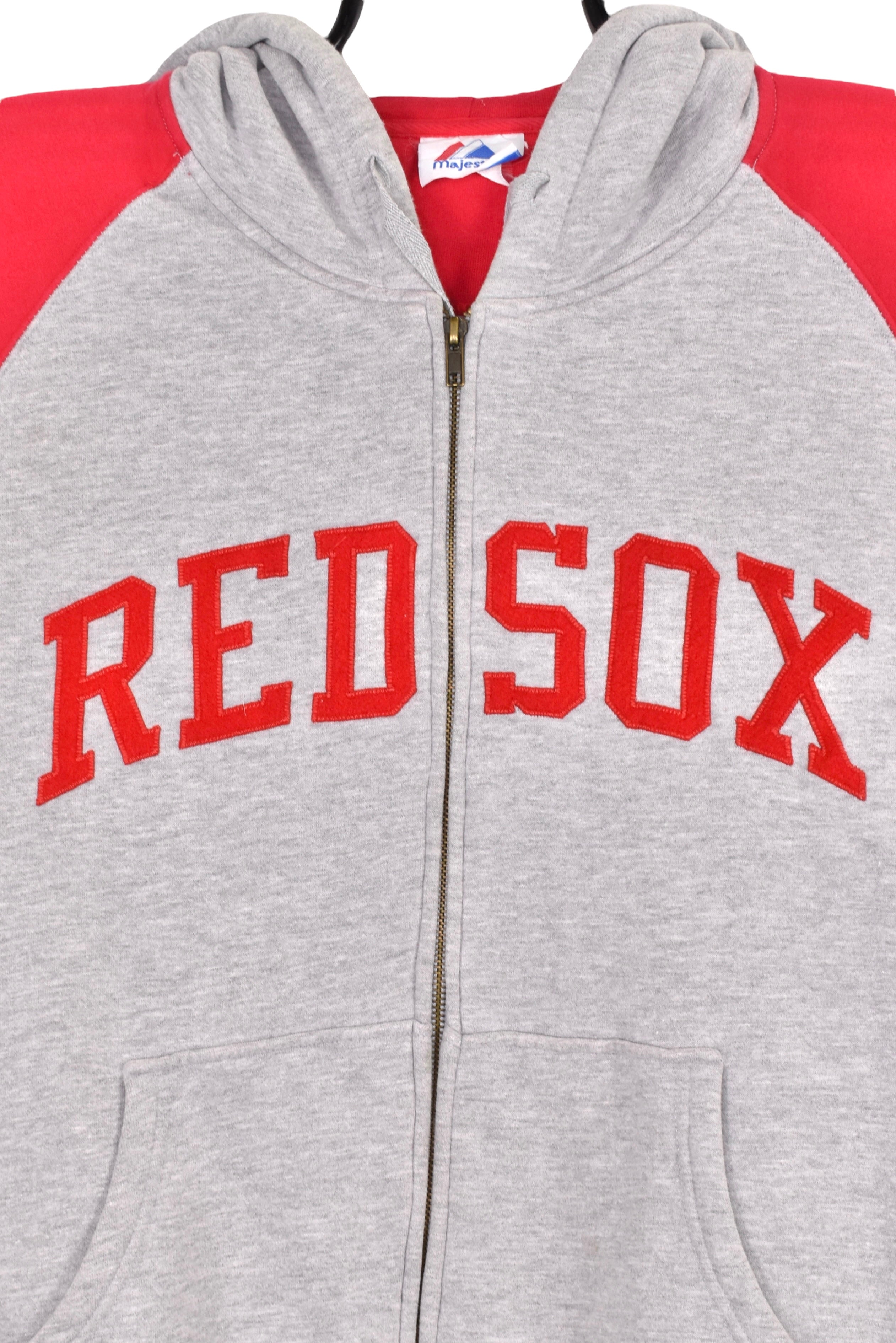 Vintage Boston Red Sox hoodie (XL), grey MLB embroidered sweatshirt