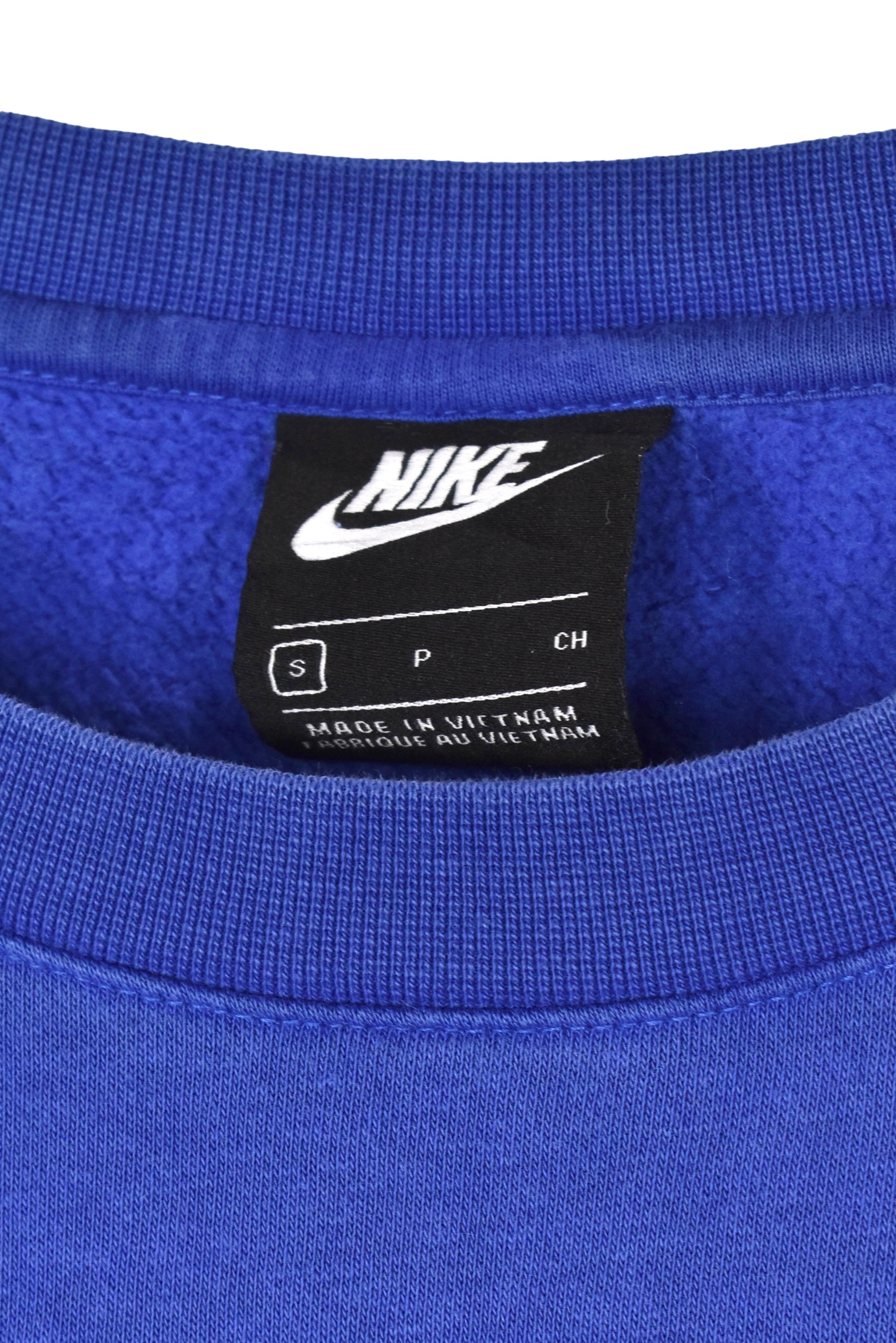 Vintage Nike sweatshirt (M), blue embroidered crewneck