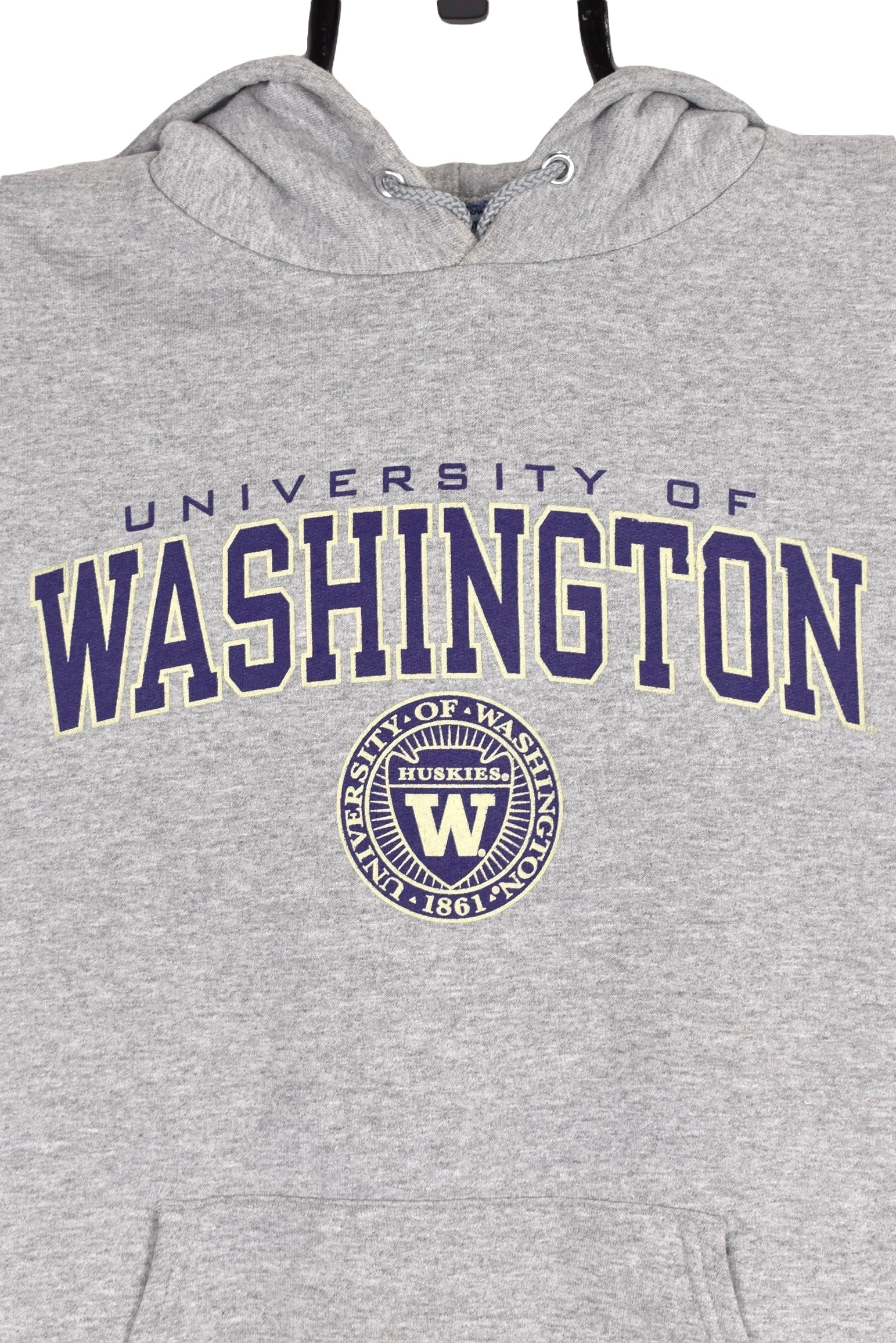 Vintage University of Washington hoodie (S), grey graphic sweatshirt